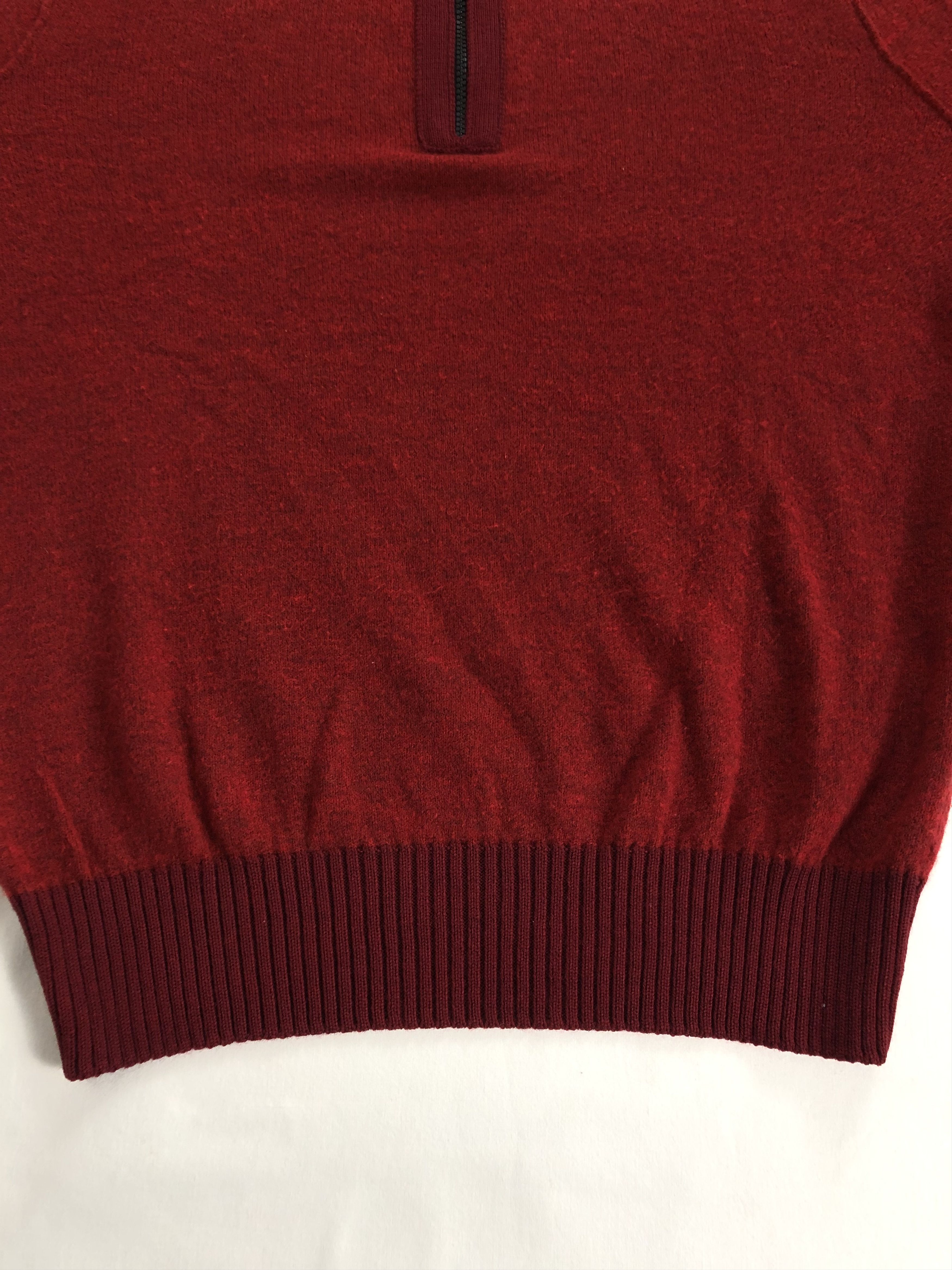 Stone Island Stone Island Quarter Zip Red Wool Swearter Size US XXL / EU 58 / 5 - 3 Thumbnail