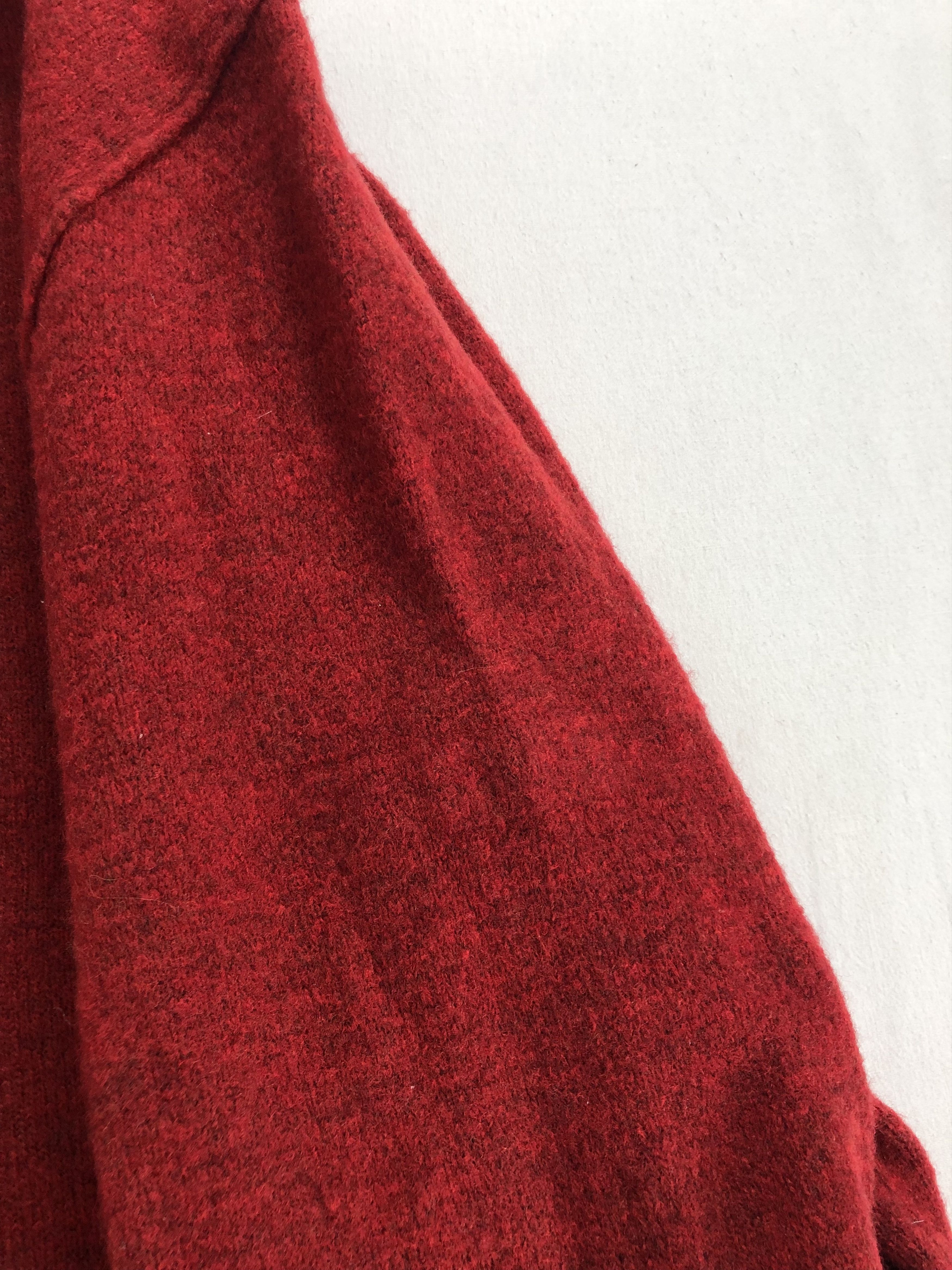 Stone Island Stone Island Quarter Zip Red Wool Swearter Size US XXL / EU 58 / 5 - 16 Thumbnail