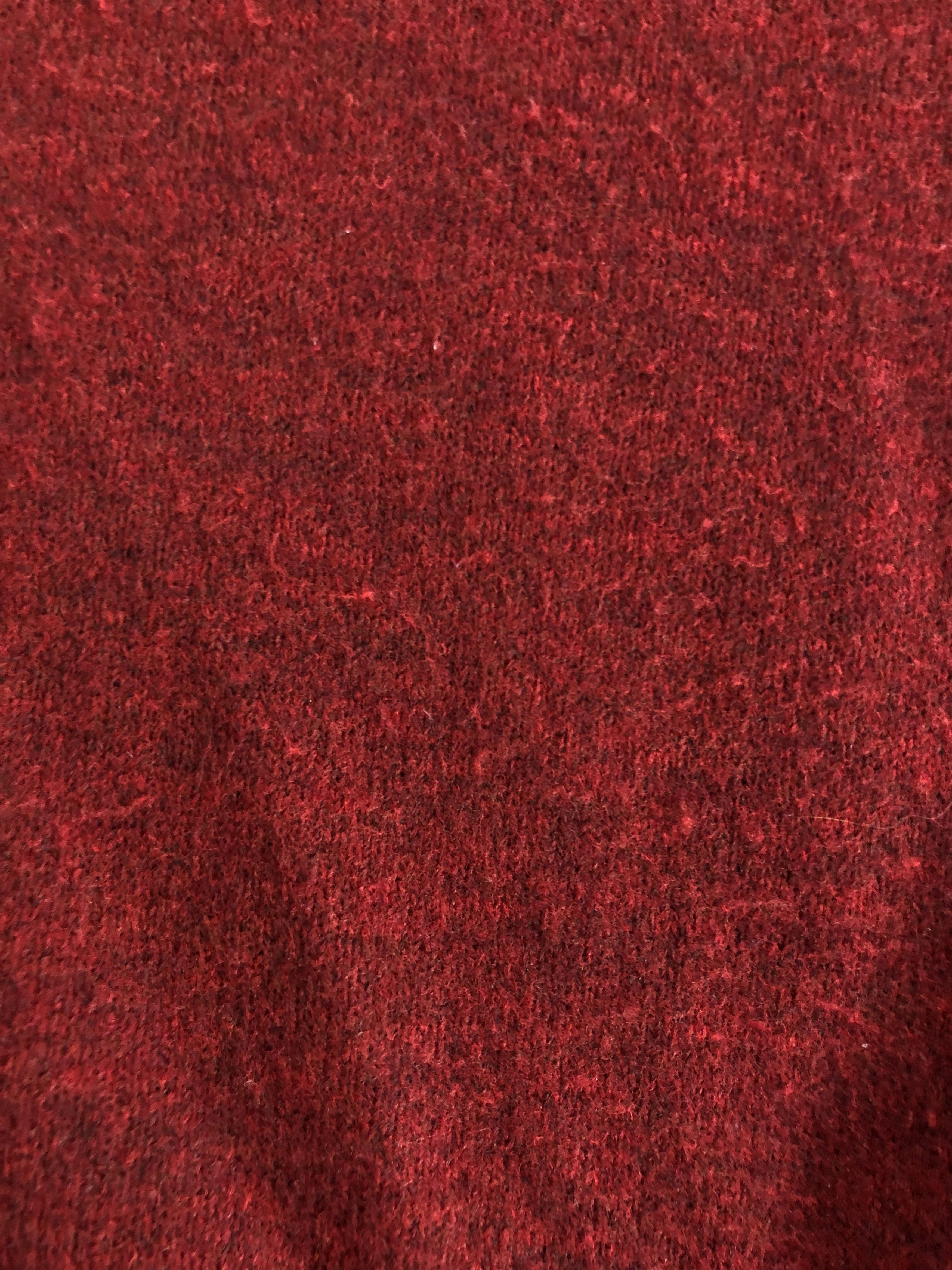 Stone Island Stone Island Quarter Zip Red Wool Swearter Size US XXL / EU 58 / 5 - 10 Thumbnail