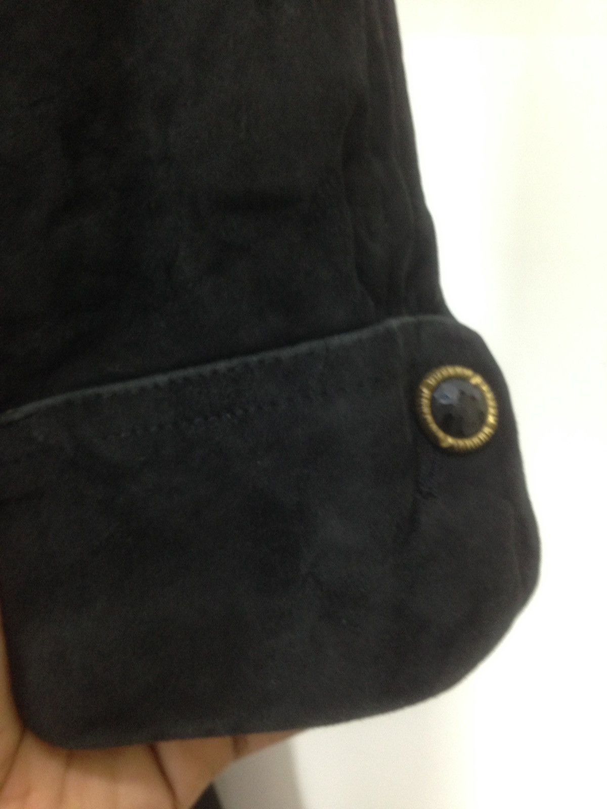 Genuine Leather Vintage Crazy Horse Leather Fur Neck Long Coat Size US S / EU 44-46 / 1 - 4 Thumbnail