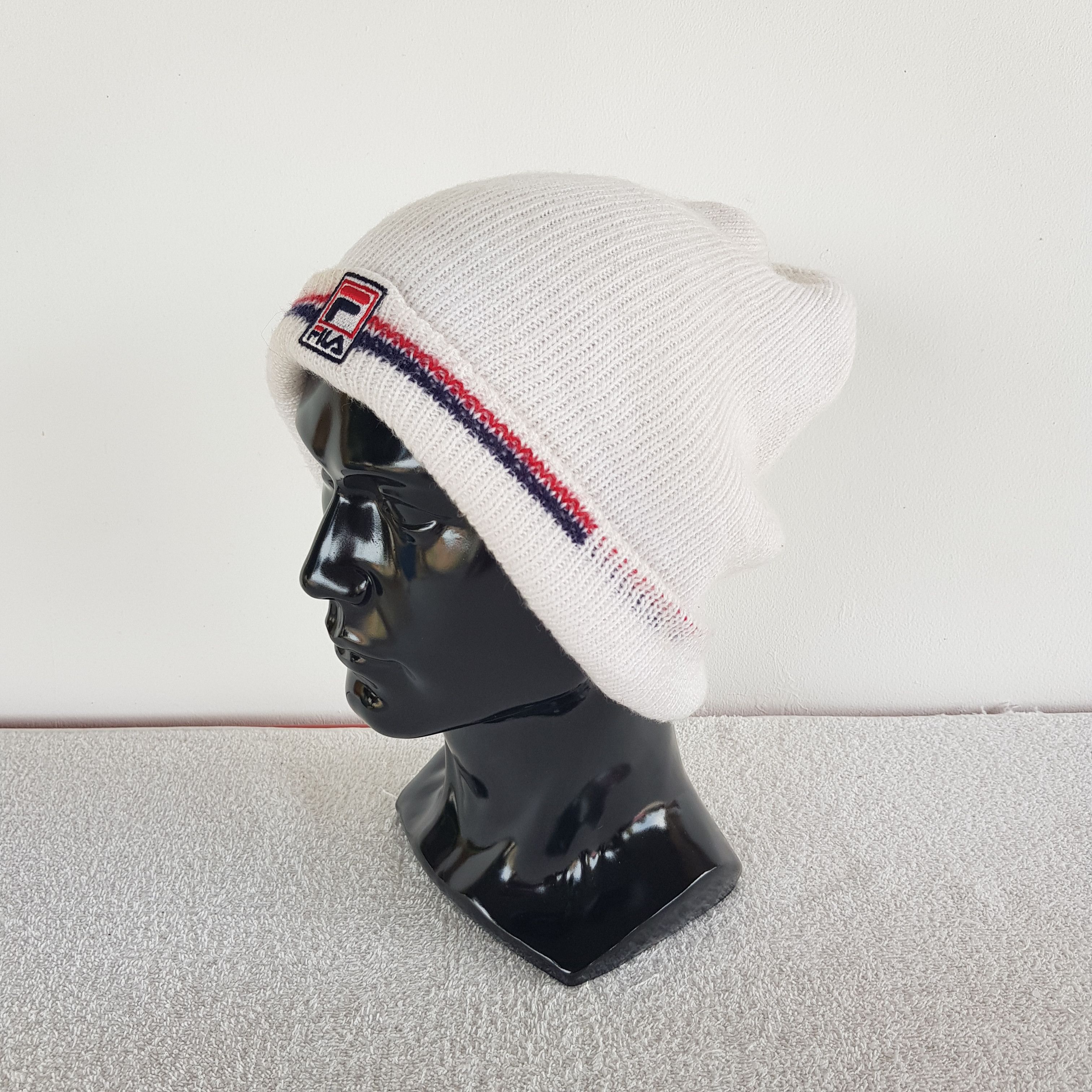 Fila × Vintage Vintage Fila Beanie Snow Cap Hats - AC10252. Size ONE SIZE - 2 Thumbnail