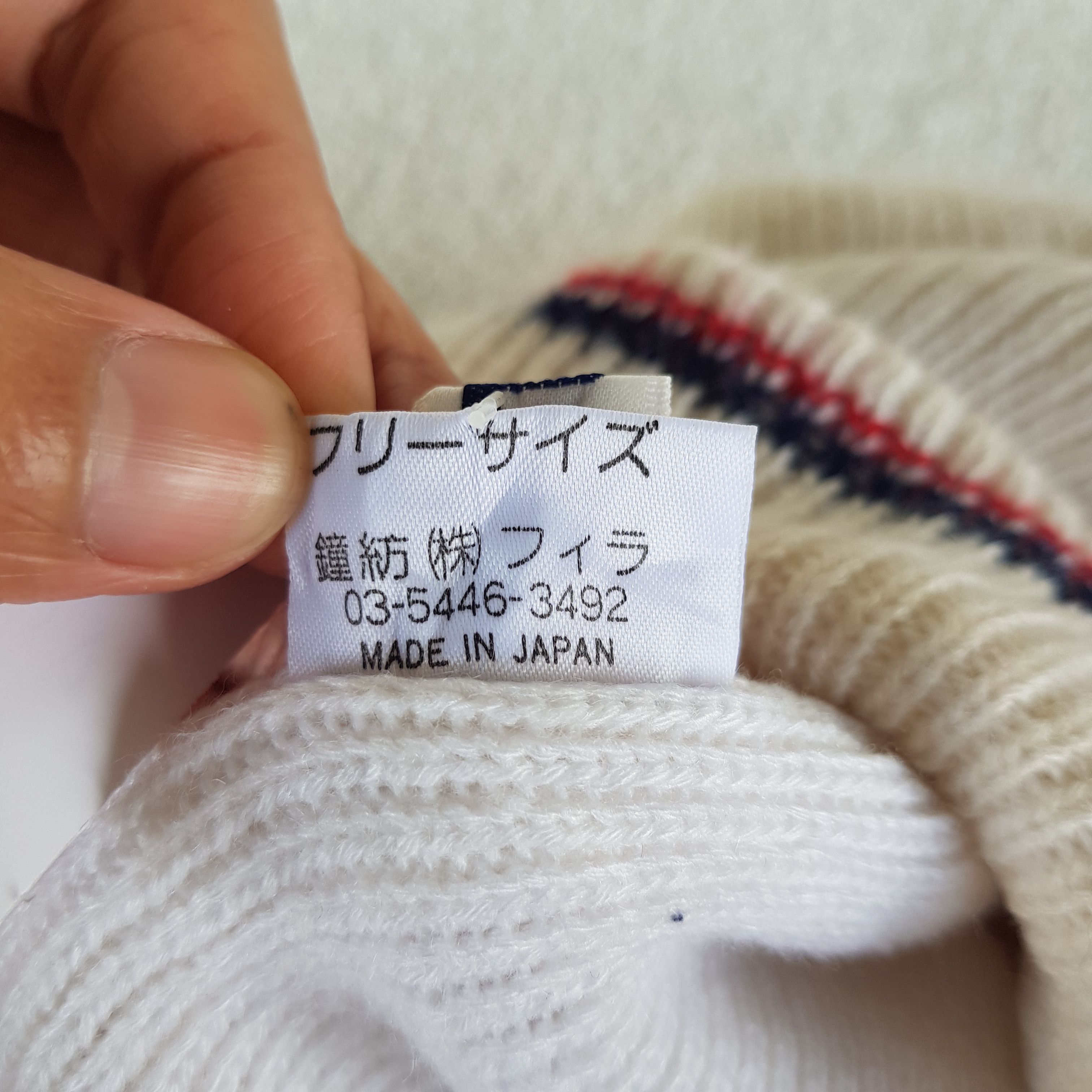 Fila × Vintage Vintage Fila Beanie Snow Cap Hats - AC10252. Size ONE SIZE - 8 Thumbnail