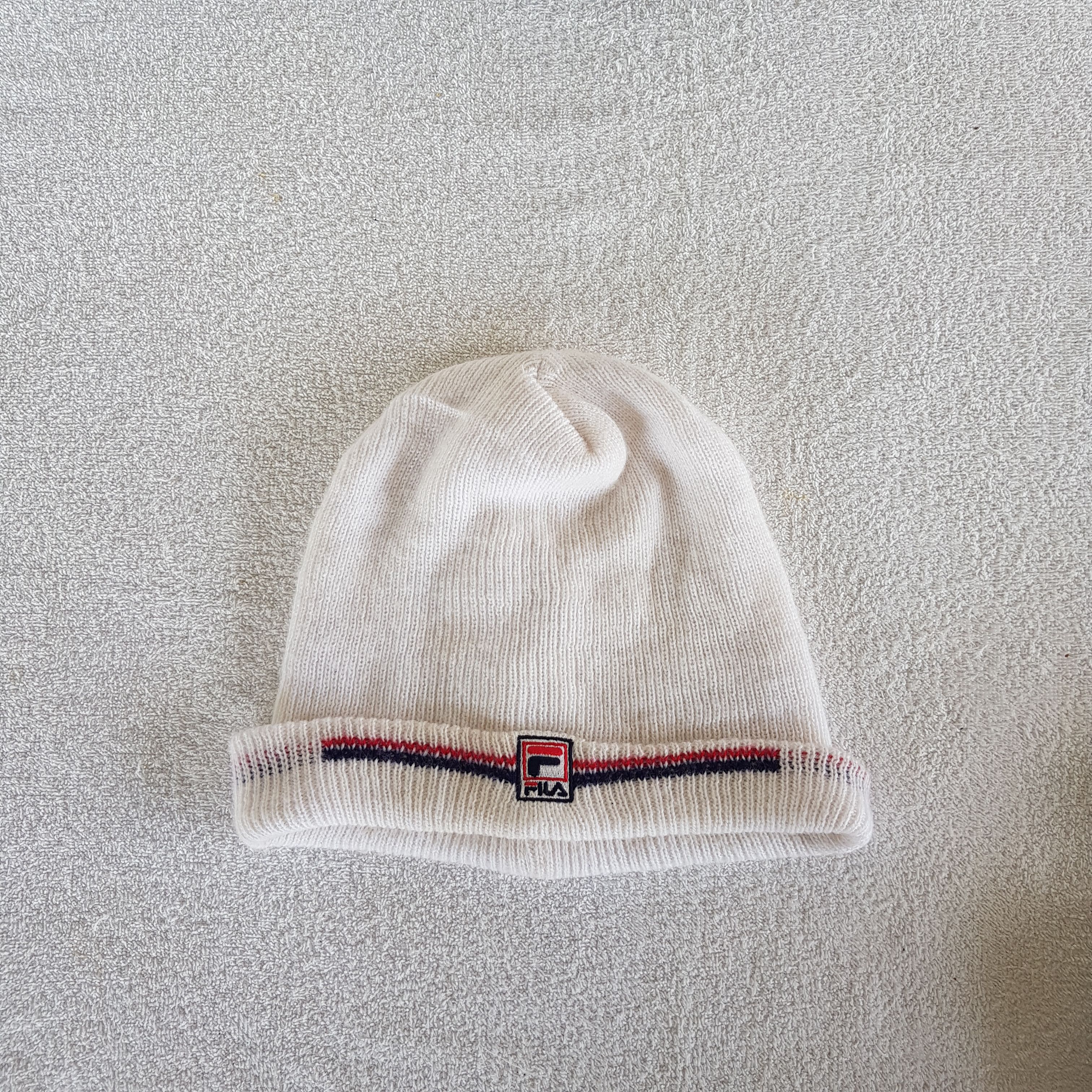 Fila × Vintage Vintage Fila Beanie Snow Cap Hats - AC10252. Size ONE SIZE - 5 Thumbnail