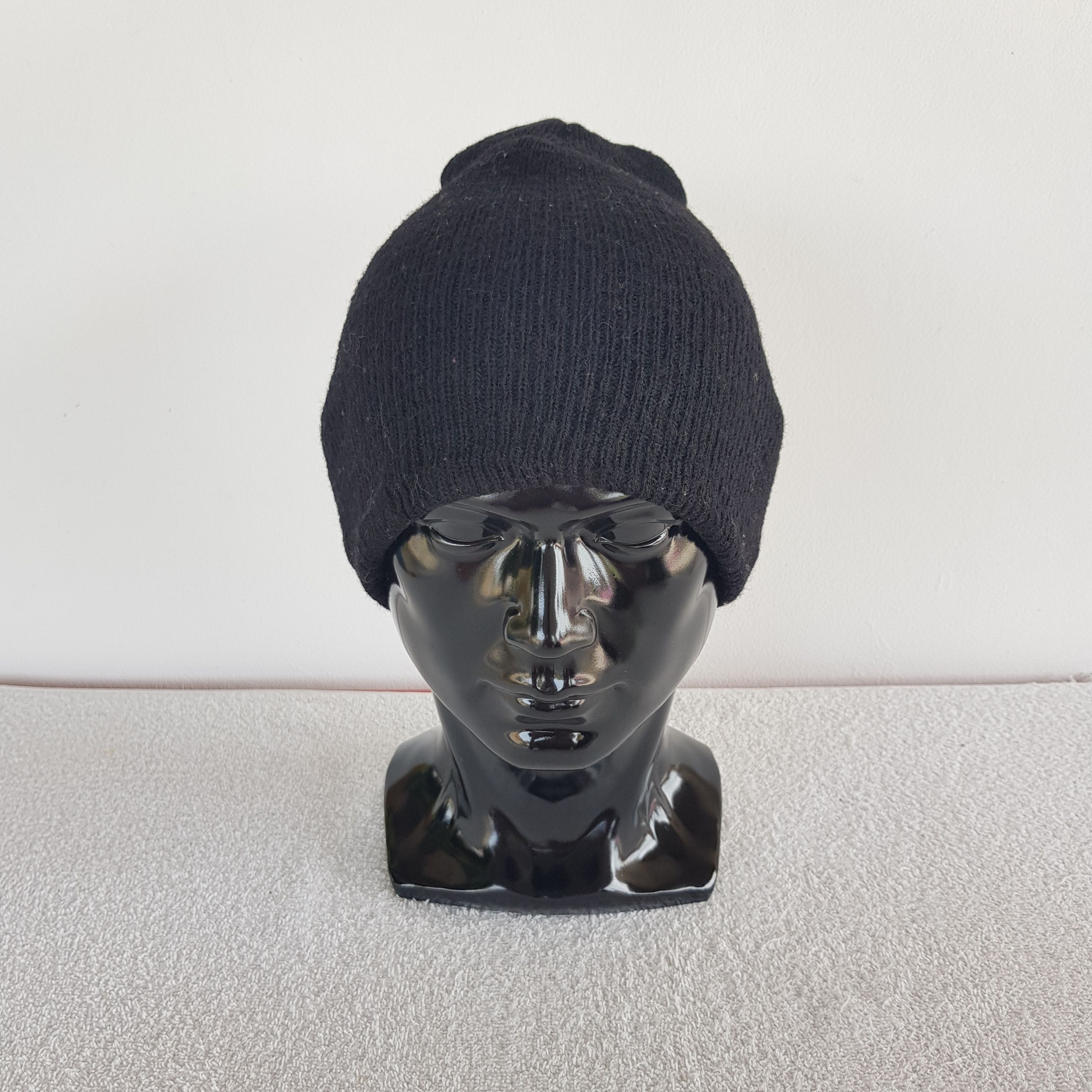 Japanese Brand × Vintage Vintage Unknown Plain Beanie Snow Cap Japanese Hats Size ONE SIZE - 2 Thumbnail