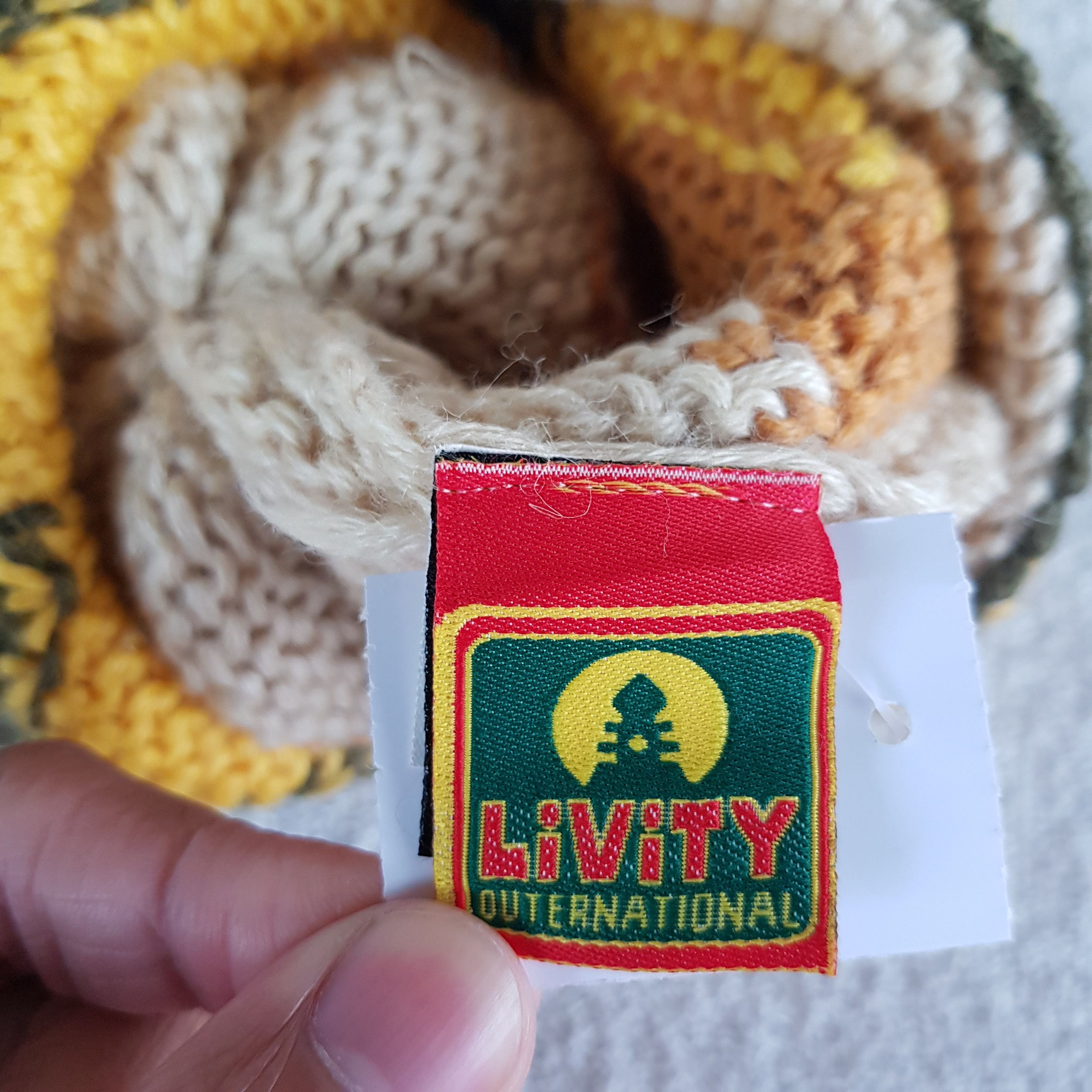 Japanese Brand × Vintage Vintage Liviti Knitted Argyle Beanie Snow Cap Argyle Hats Size ONE SIZE - 6 Thumbnail