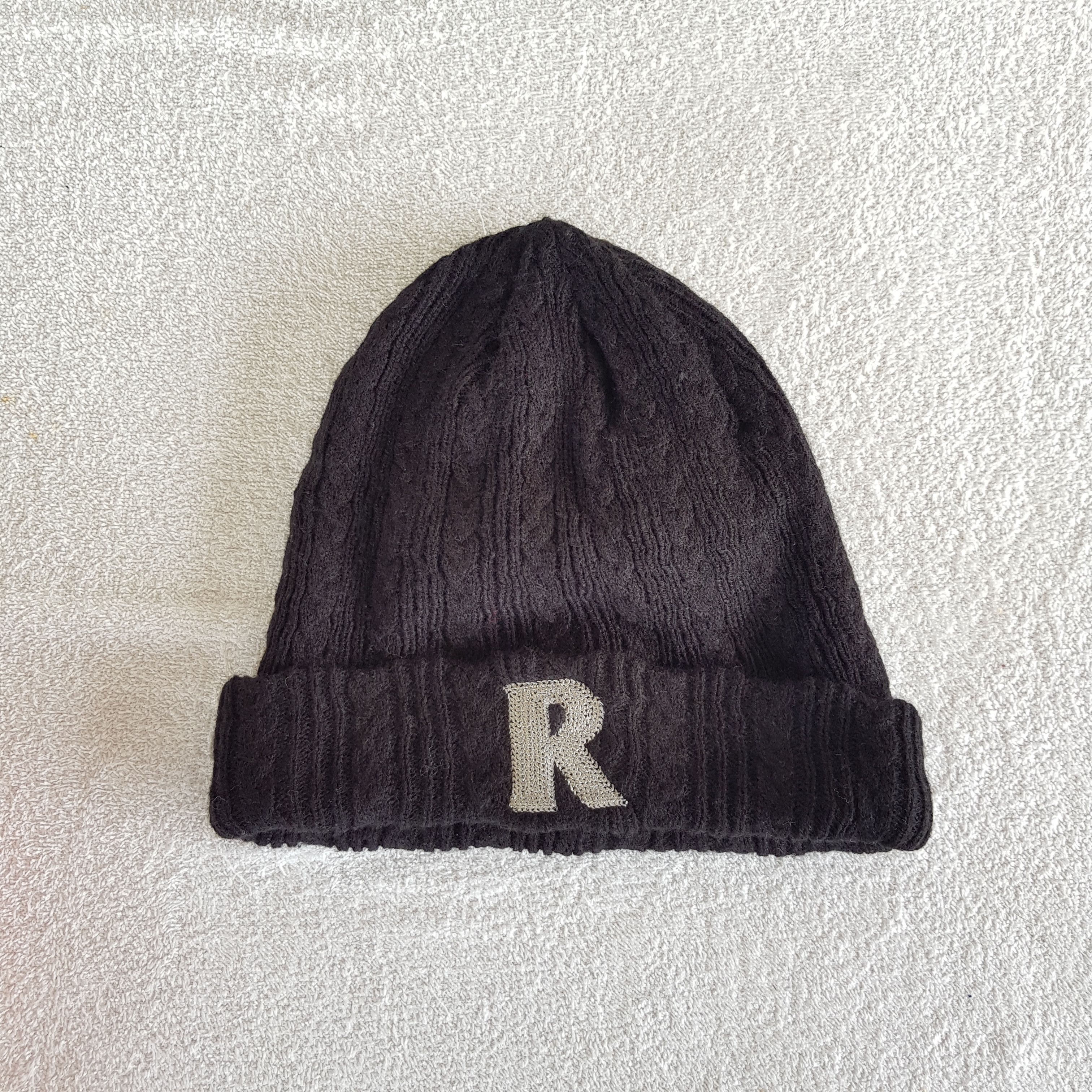 Japanese Brand × Vintage Vintage Rusty Beanie Snow Cap R Letterman Hats - AC10651. Size ONE SIZE - 5 Thumbnail