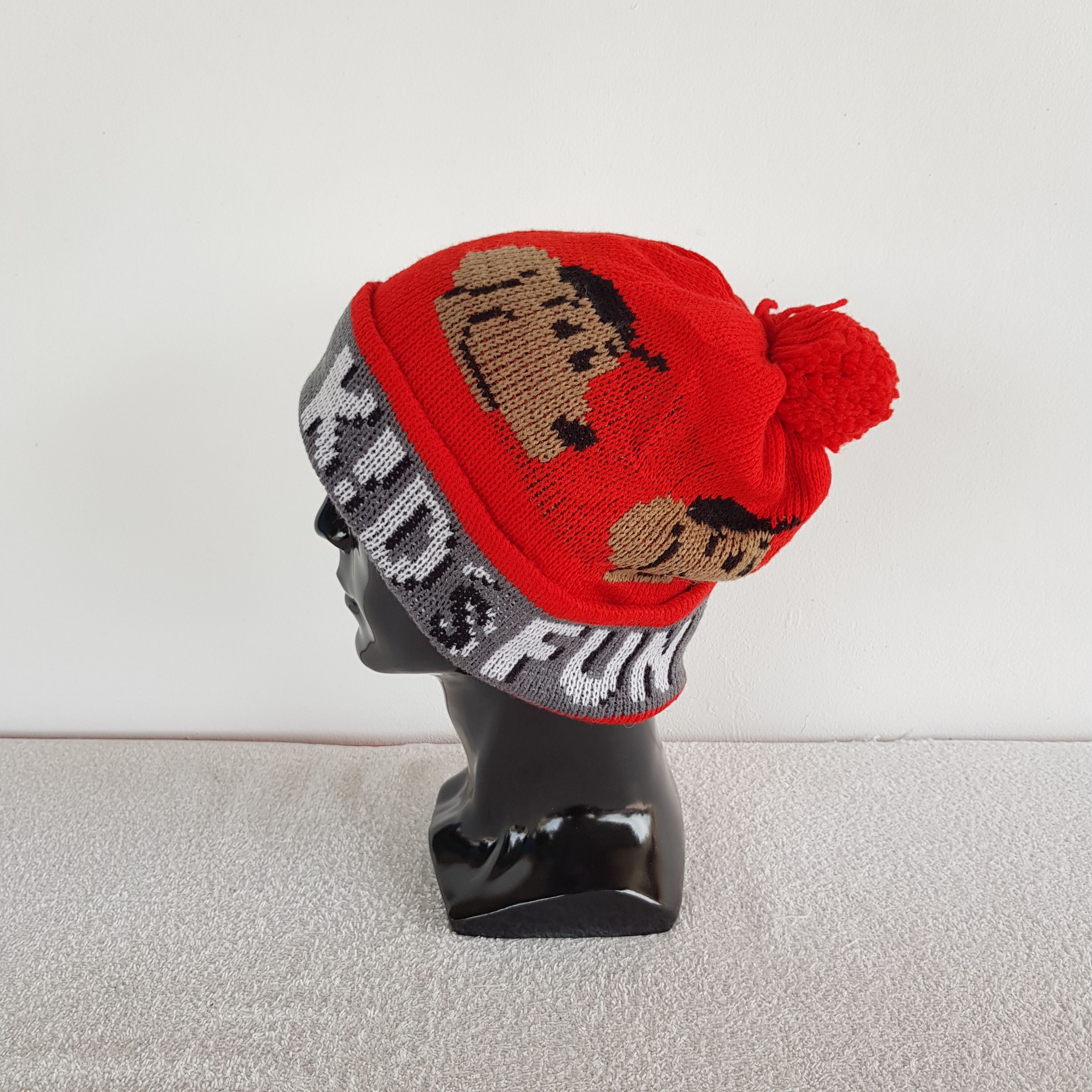 Japanese Brand × Vintage Vintage Kids Fun Beanie Japanese Snow Cap Cartoon Hats Size ONE SIZE - 4 Thumbnail