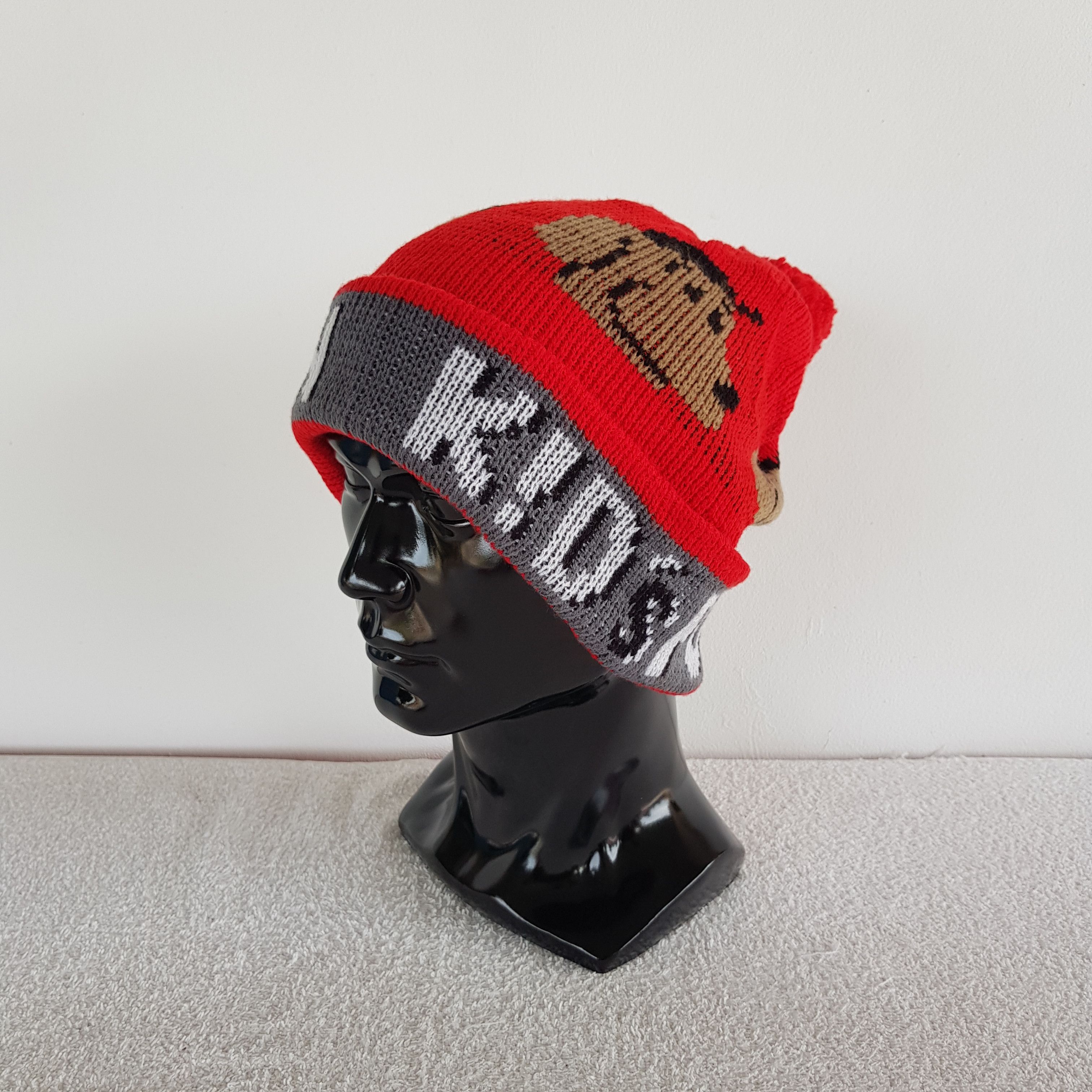 Japanese Brand × Vintage Vintage Kids Fun Beanie Japanese Snow Cap Cartoon Hats Size ONE SIZE - 1 Thumbnail