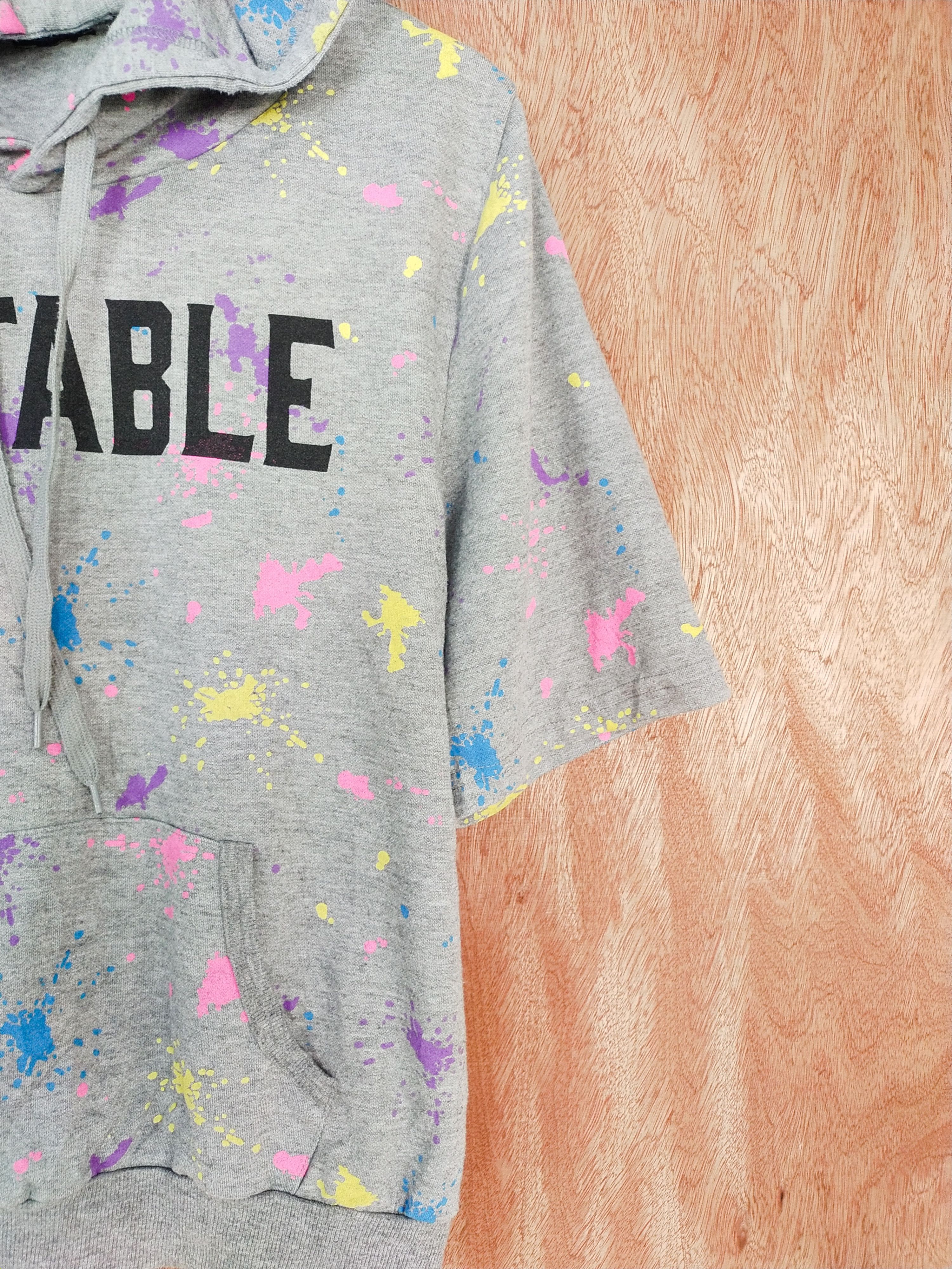Japanese Brand Notable gray painter hoodie sweatshirt #S178 Size M / US 6-8 / IT 42-44 - 3 Thumbnail