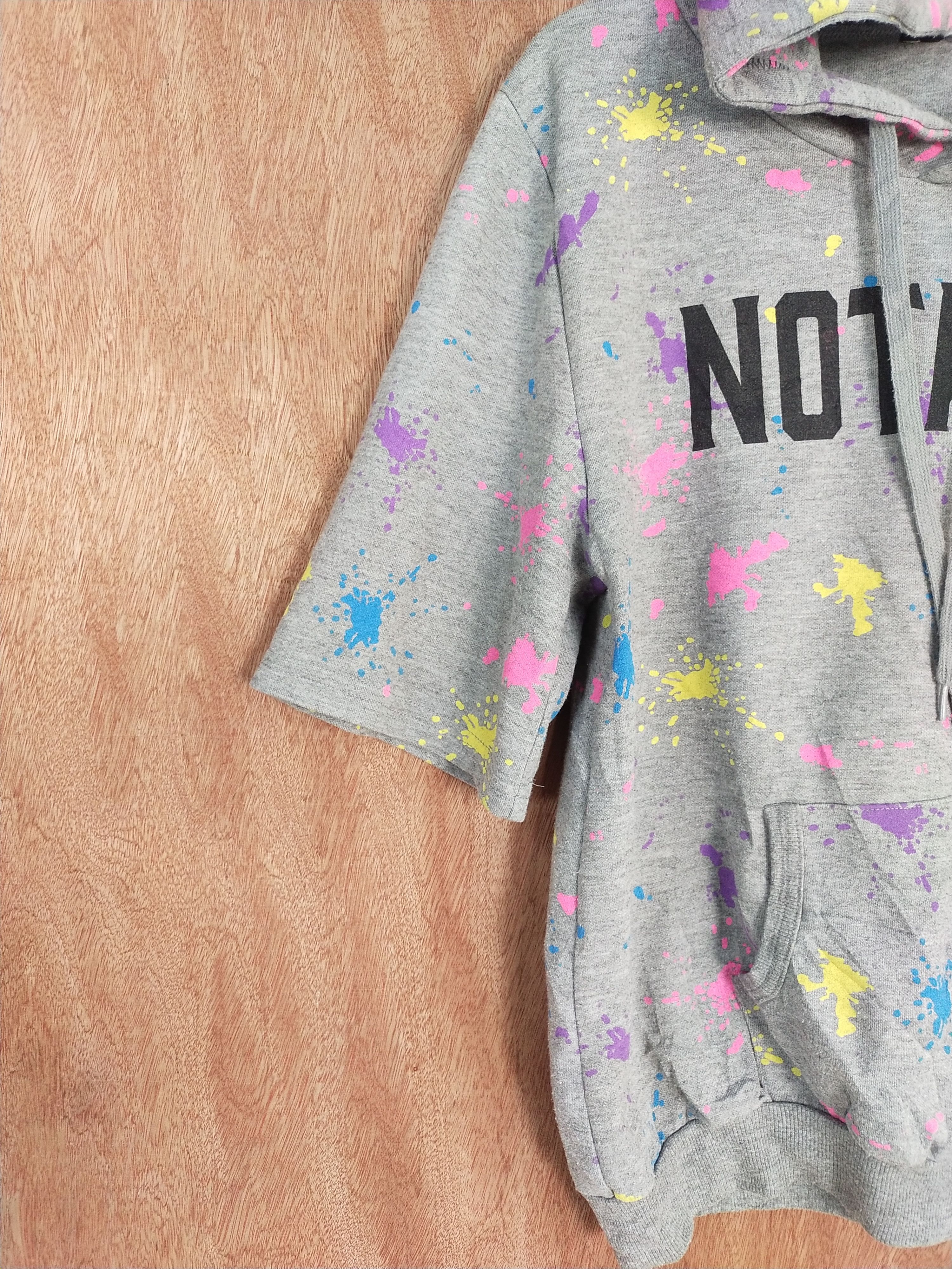 Japanese Brand Notable gray painter hoodie sweatshirt #S178 Size M / US 6-8 / IT 42-44 - 4 Thumbnail