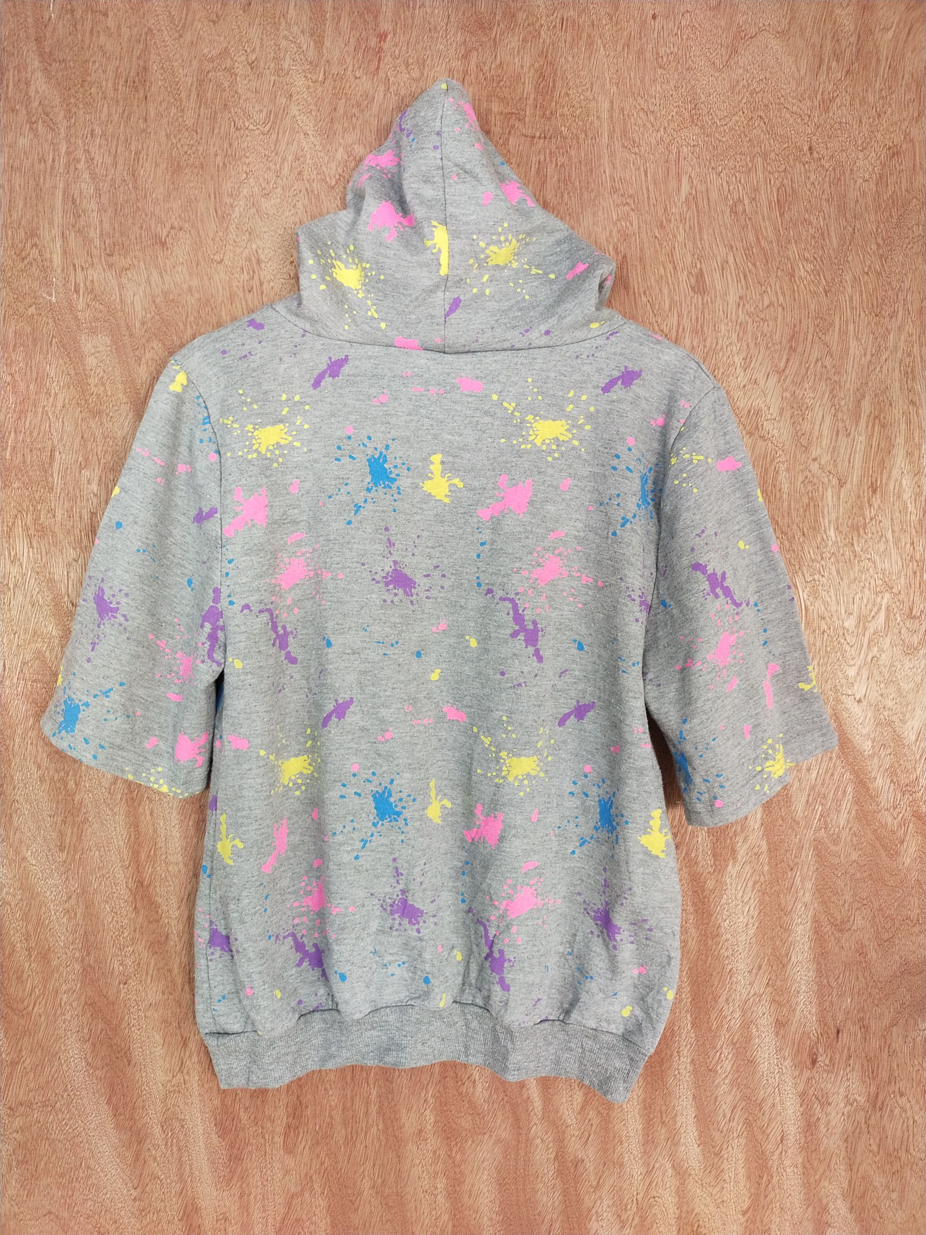 Japanese Brand Notable gray painter hoodie sweatshirt #S178 Size M / US 6-8 / IT 42-44 - 8 Thumbnail
