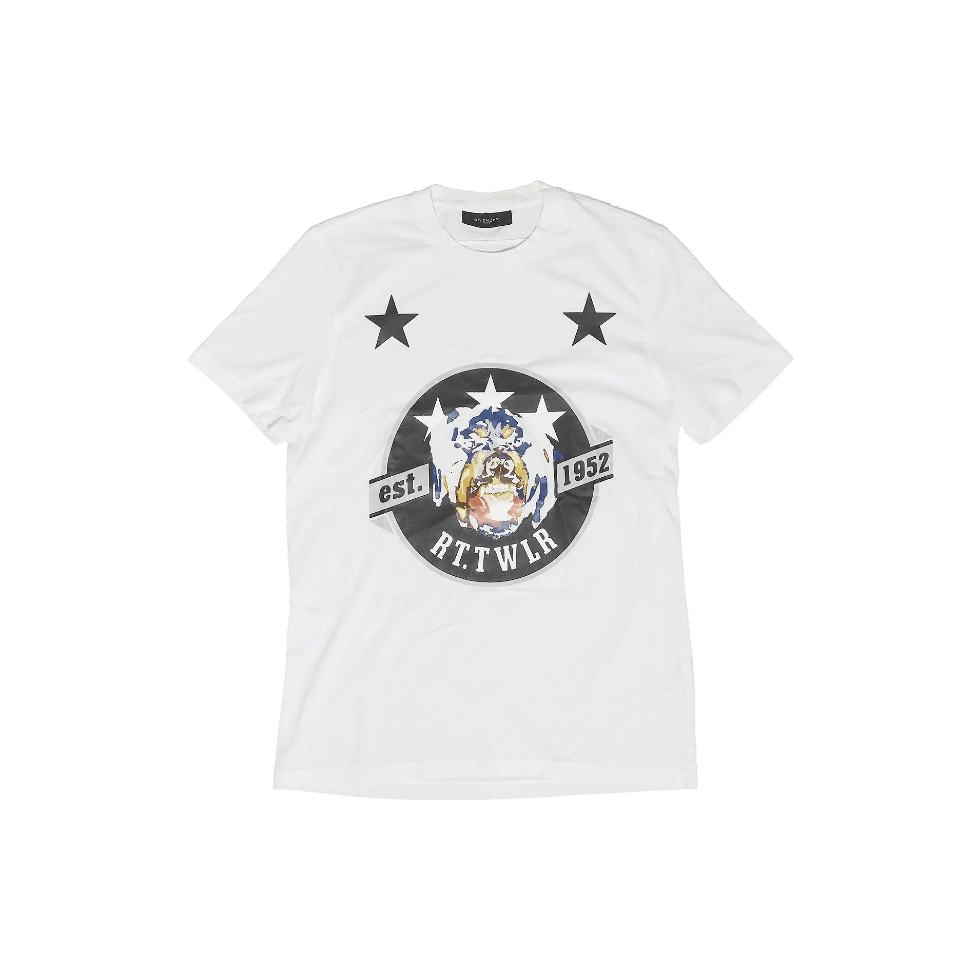 Givenchy FW11 White Rottweiler T-Shirt Size US S / EU 44-46 / 1 - 1 Thumbnail