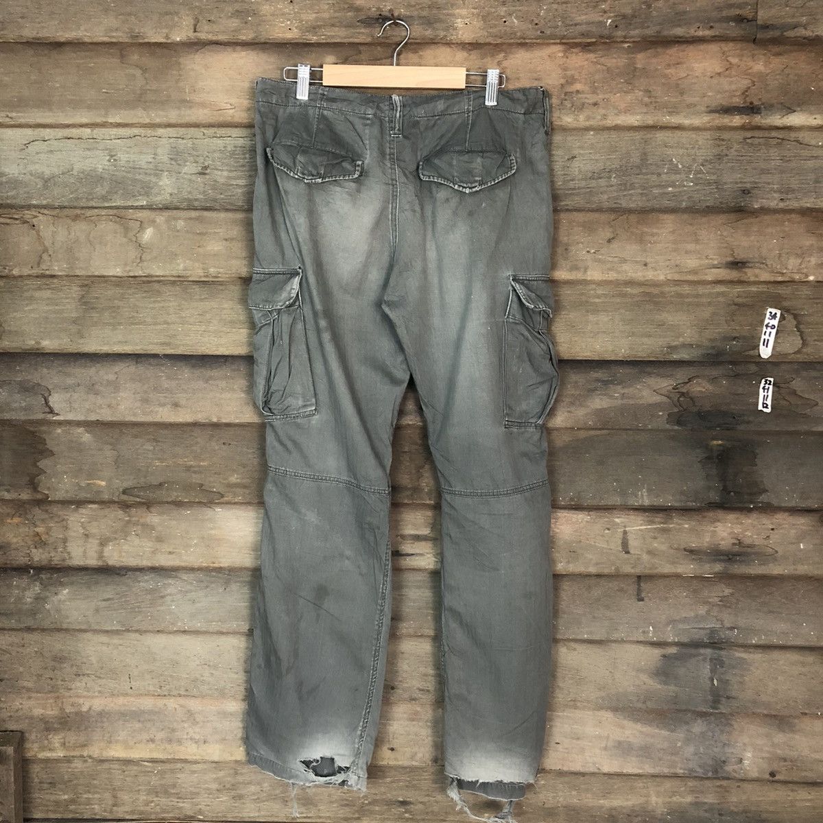 Japanese Brand Japanese Brand Distressed Cargo Multipocket Pants #H365 Size US 32 / EU 48 - 12 Thumbnail