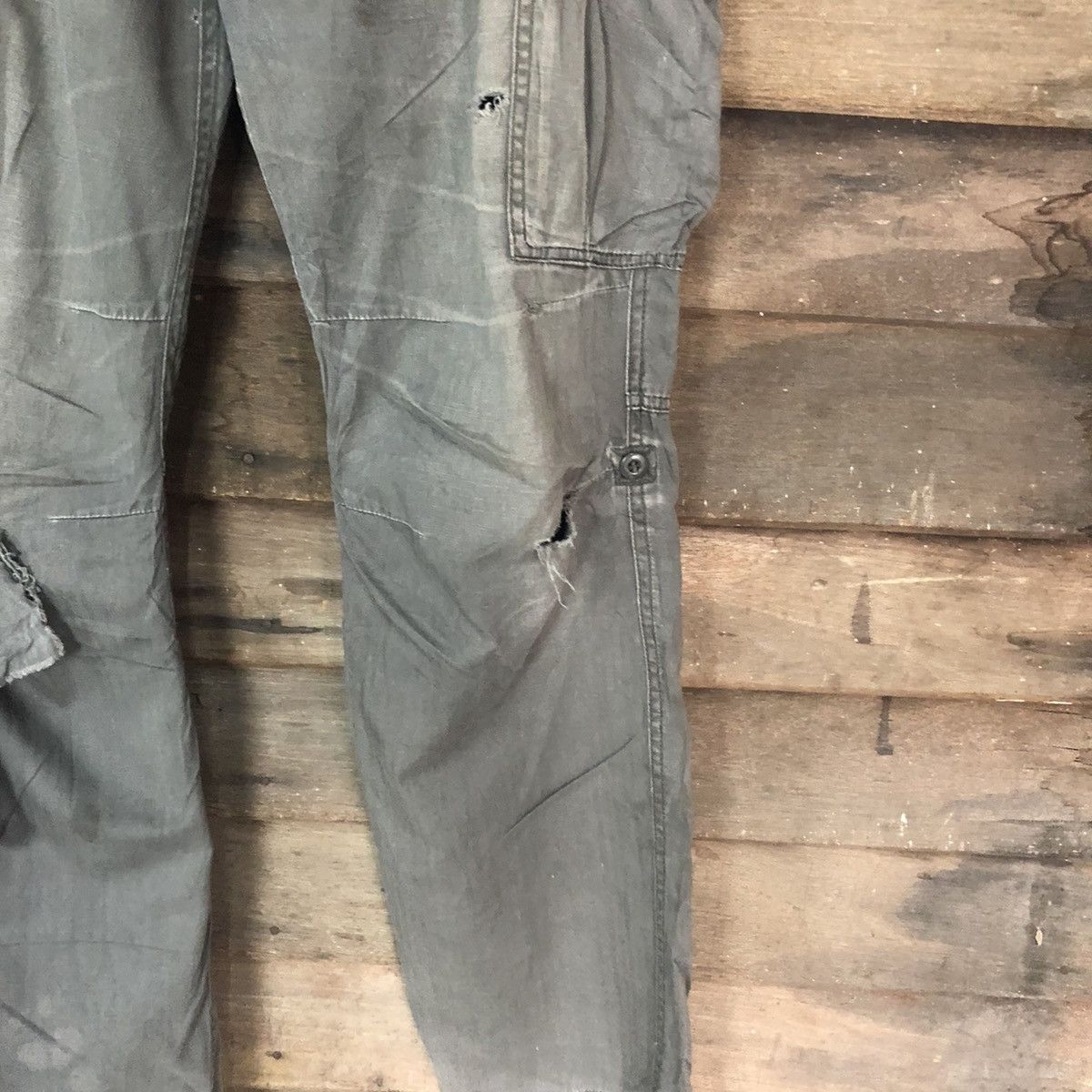 Japanese Brand Japanese Brand Distressed Cargo Multipocket Pants #H365 Size US 32 / EU 48 - 9 Thumbnail