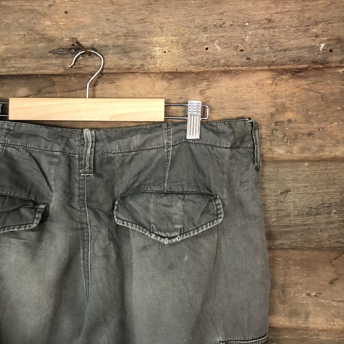 Japanese Brand Japanese Brand Distressed Cargo Multipocket Pants #H365 Size US 32 / EU 48 - 16 Thumbnail