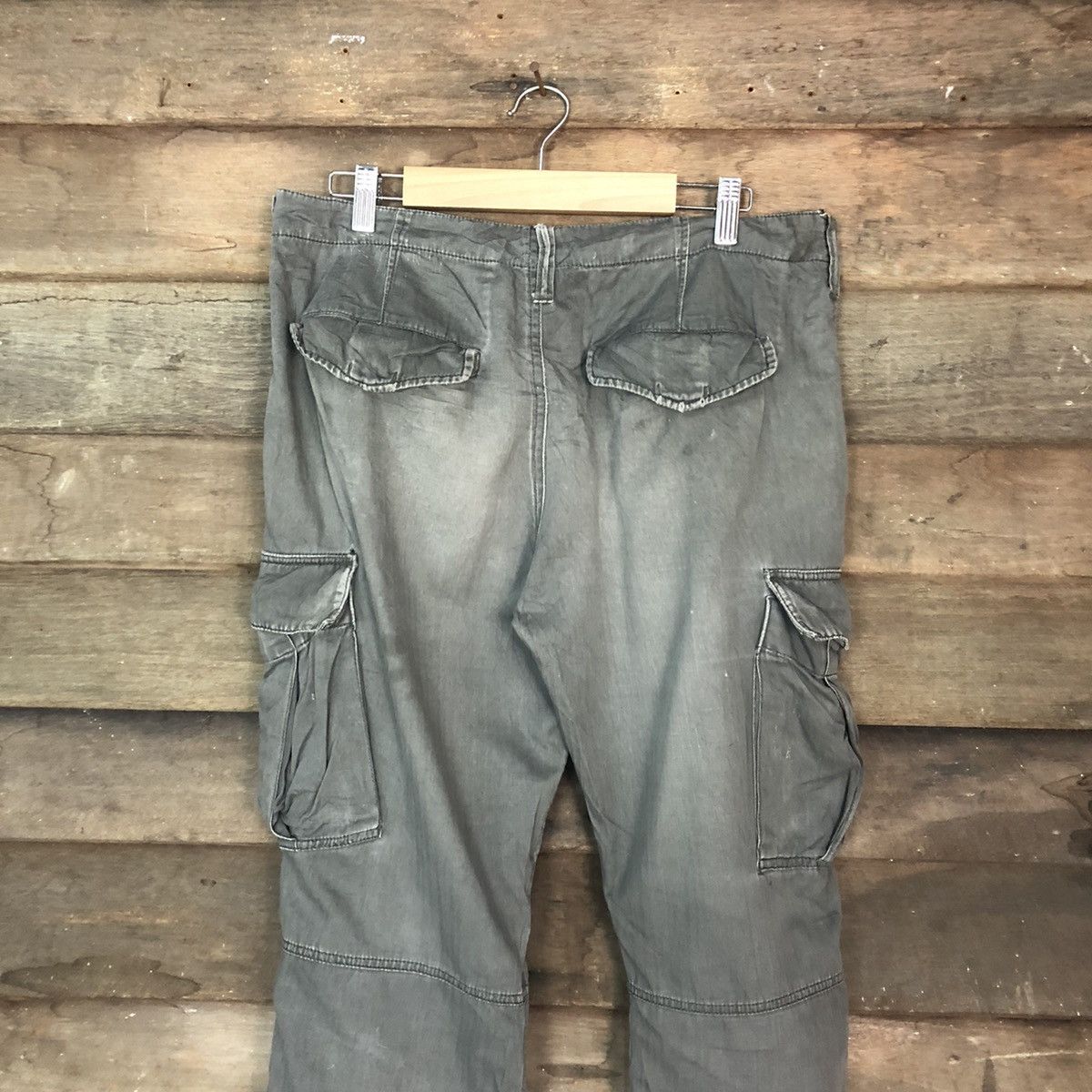 Japanese Brand Japanese Brand Distressed Cargo Multipocket Pants #H365 Size US 32 / EU 48 - 13 Thumbnail