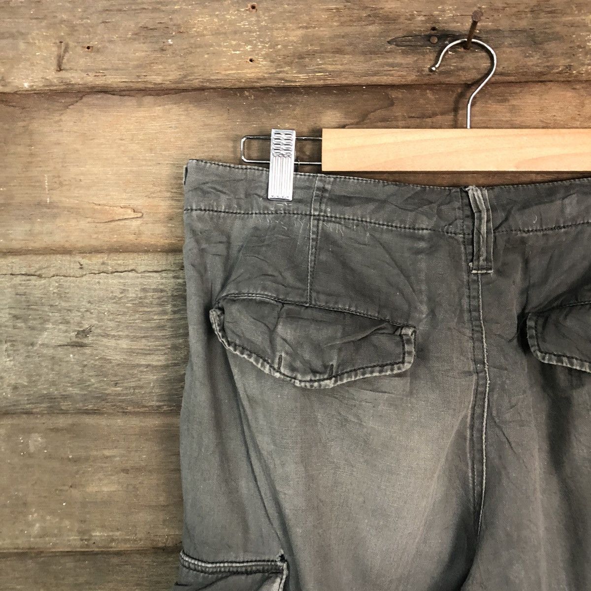 Japanese Brand Japanese Brand Distressed Cargo Multipocket Pants #H365 Size US 32 / EU 48 - 15 Thumbnail