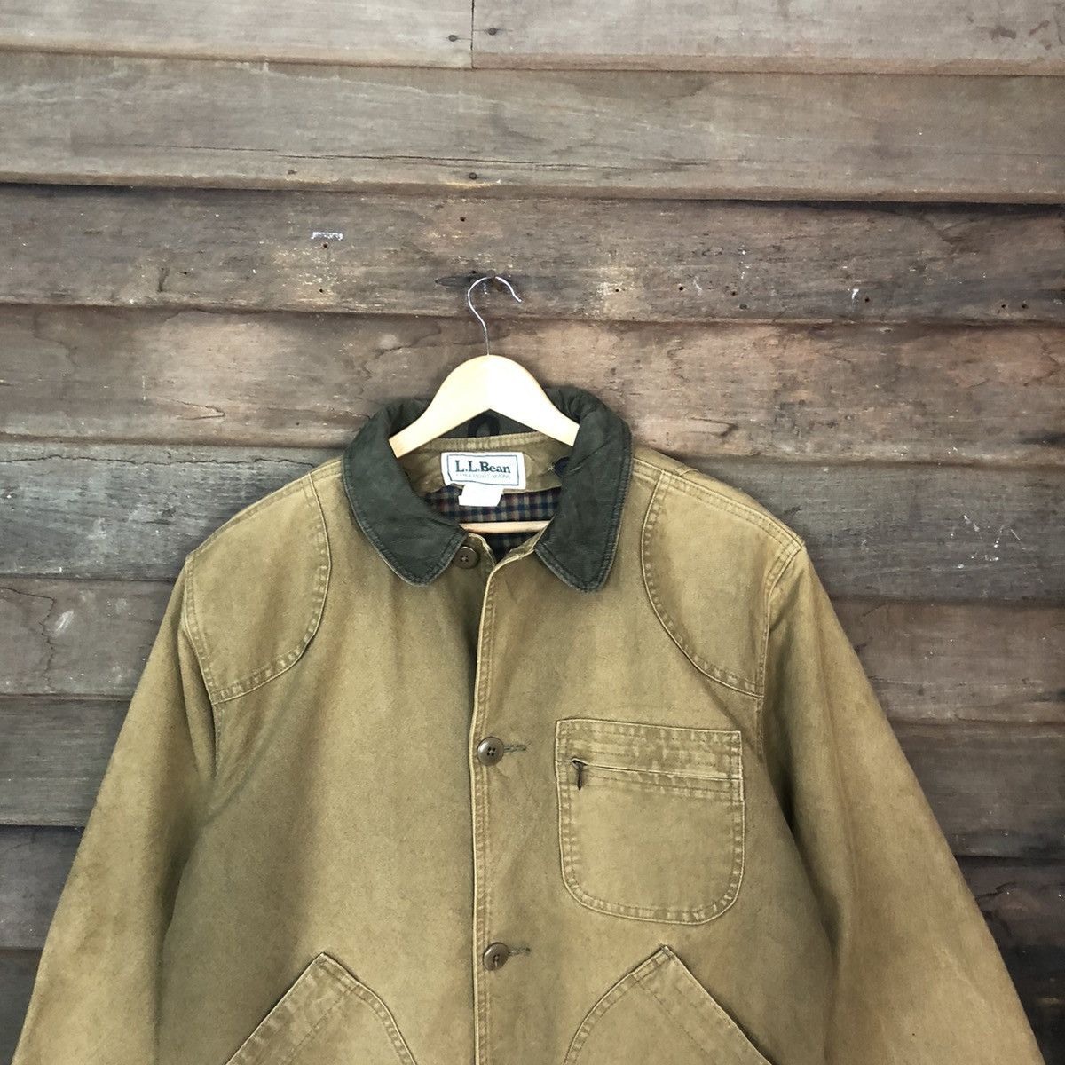 L.L. Bean L.L Bean faded Brown vintage jacket #H363 Size US M / EU 48-50 / 2 - 2 Thumbnail