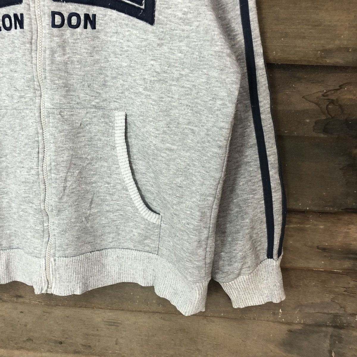 Lonsdale LonsDale London skinhead Grey Zipper sweater #H353 Size US M / EU 48-50 / 2 - 5 Thumbnail