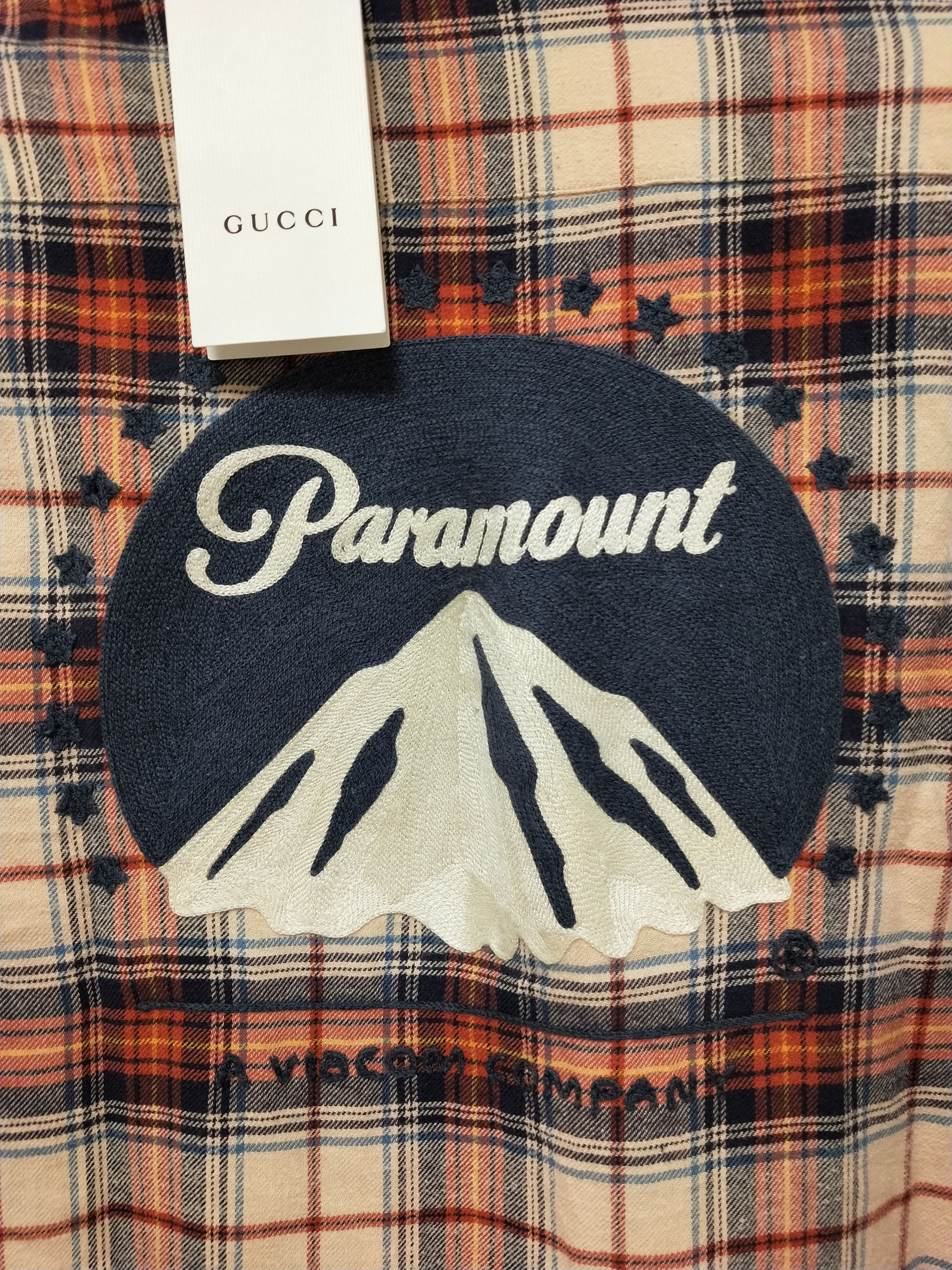 Gucci 'Paramount' Logo Shirt Size US S / EU 44-46 / 1 - 2 Thumbnail