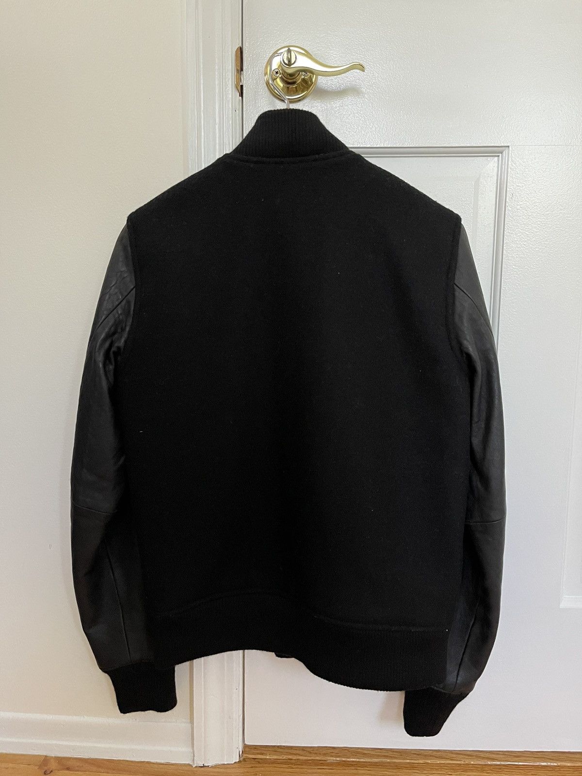 Club Monaco Leather-sleeved Varsity Jacket Size US XS / EU 42 / 0 - 2 Thumbnail
