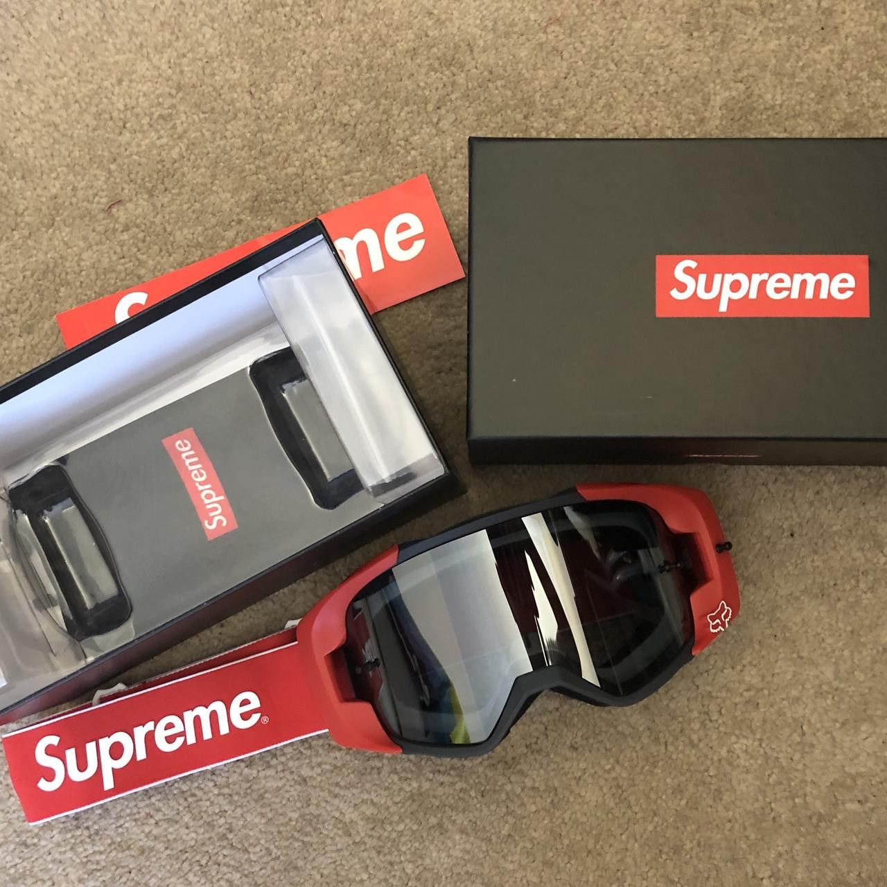Fox Racing Supreme Fox Racing VUE Goggles RED SS18, New