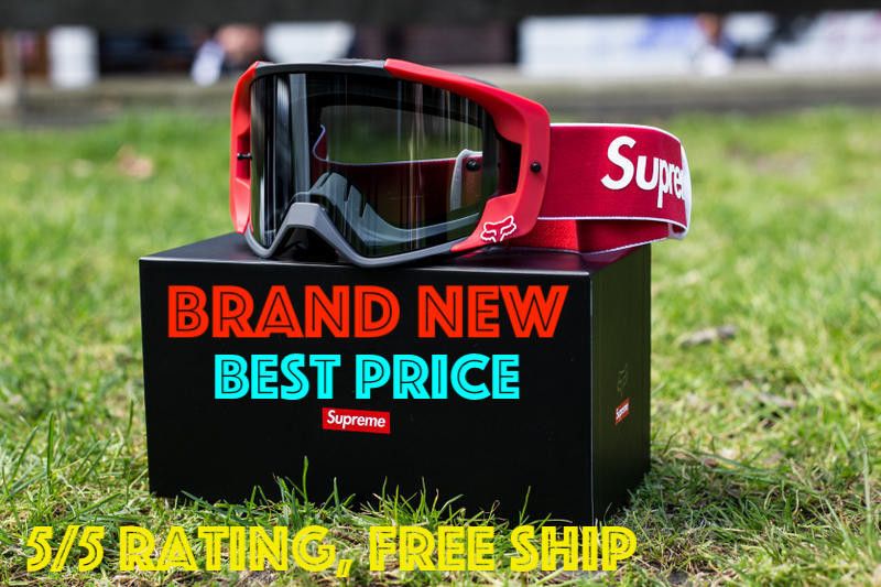 Fox Racing Supreme Fox Racing VUE Goggles RED SS18, New, Free Ship ...