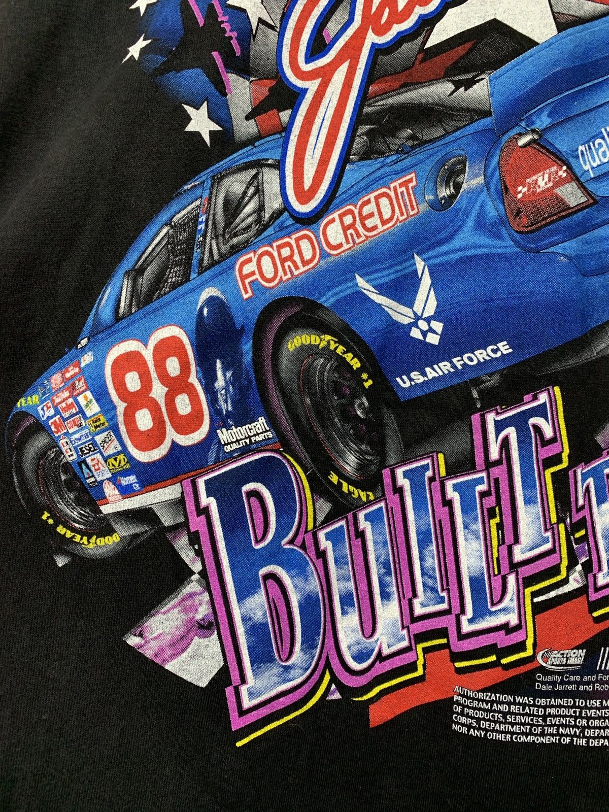NASCAR 00s Vintage Nascar Dale Jarrett 88 Robert Yates Racing Shirt Size US XXL / EU 58 / 5 - 14 Thumbnail