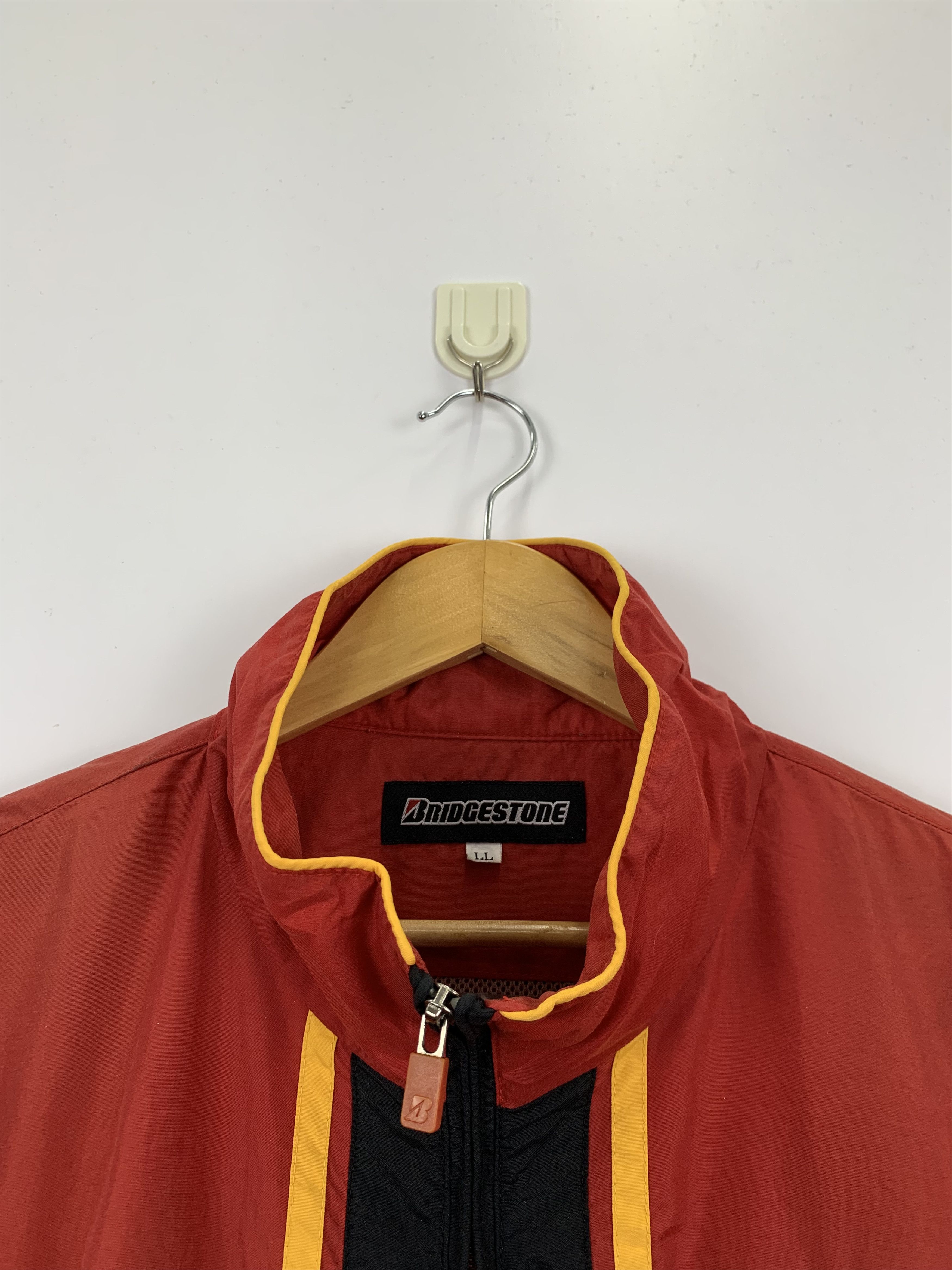 Vintage Vintage Bridgestone Racing Zipper Light Jacket J0848 Size US L / EU 52-54 / 3 - 7 Thumbnail