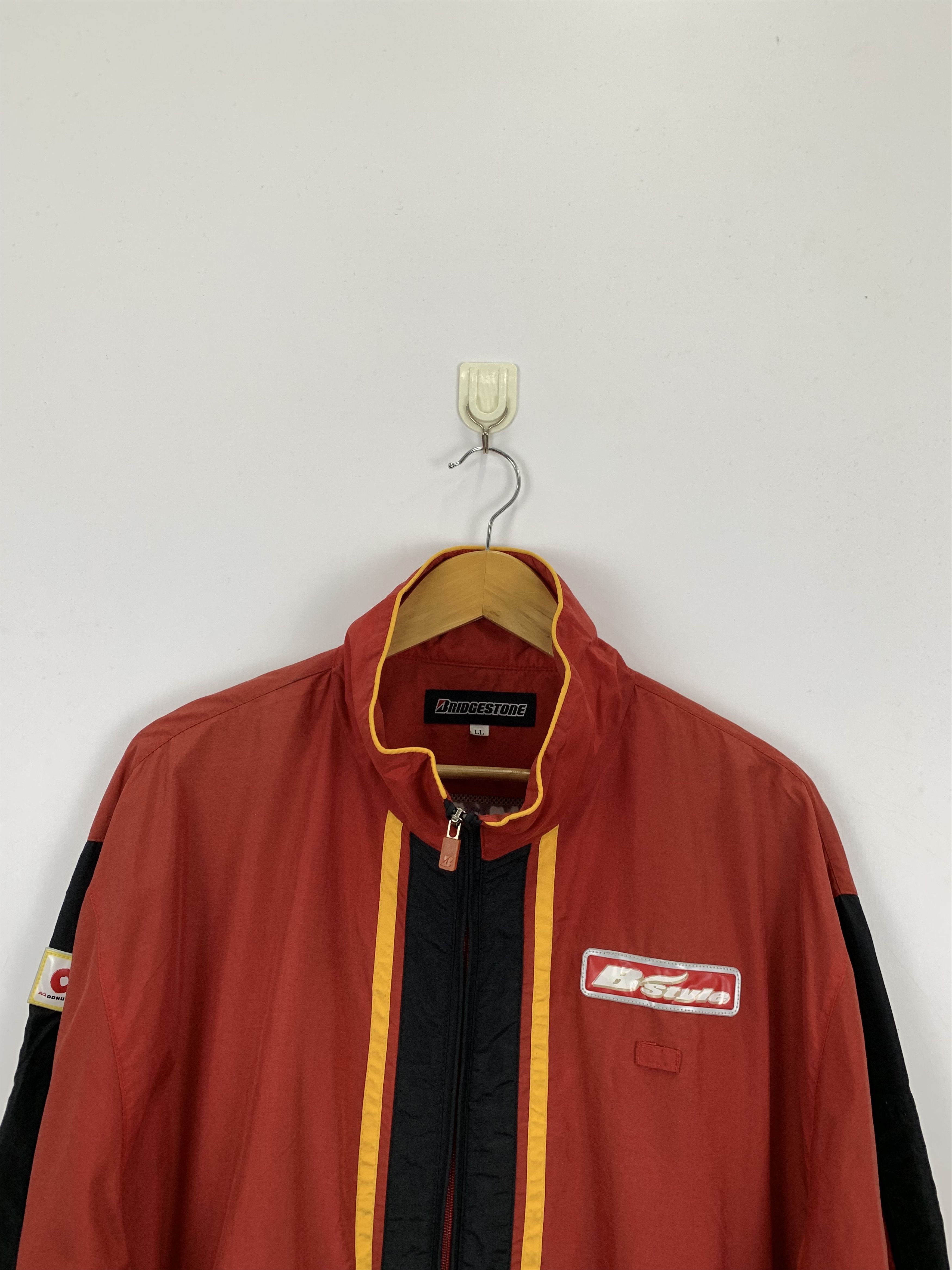 Vintage Vintage Bridgestone Racing Zipper Light Jacket J0848 Size US L / EU 52-54 / 3 - 2 Thumbnail