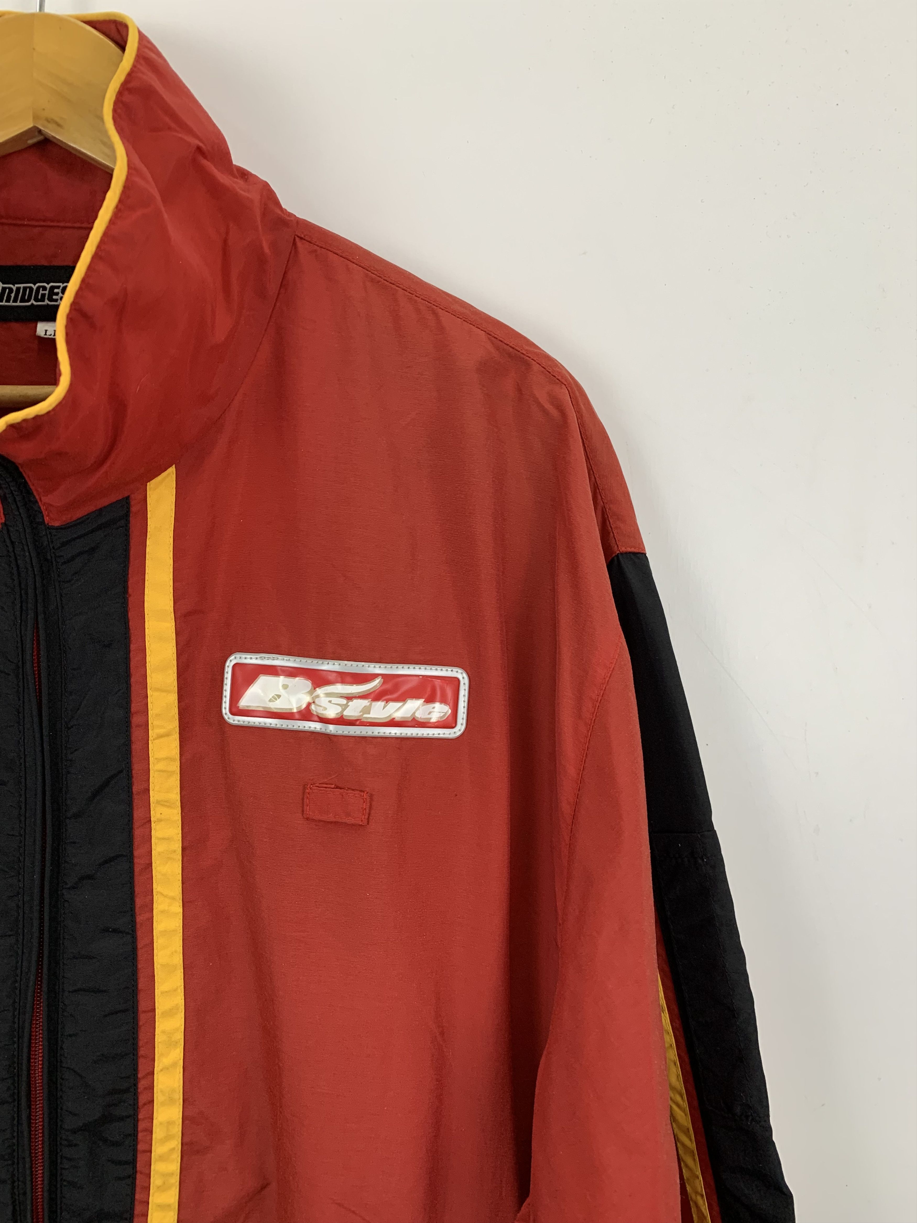 Vintage Vintage Bridgestone Racing Zipper Light Jacket J0848 Size US L / EU 52-54 / 3 - 5 Thumbnail