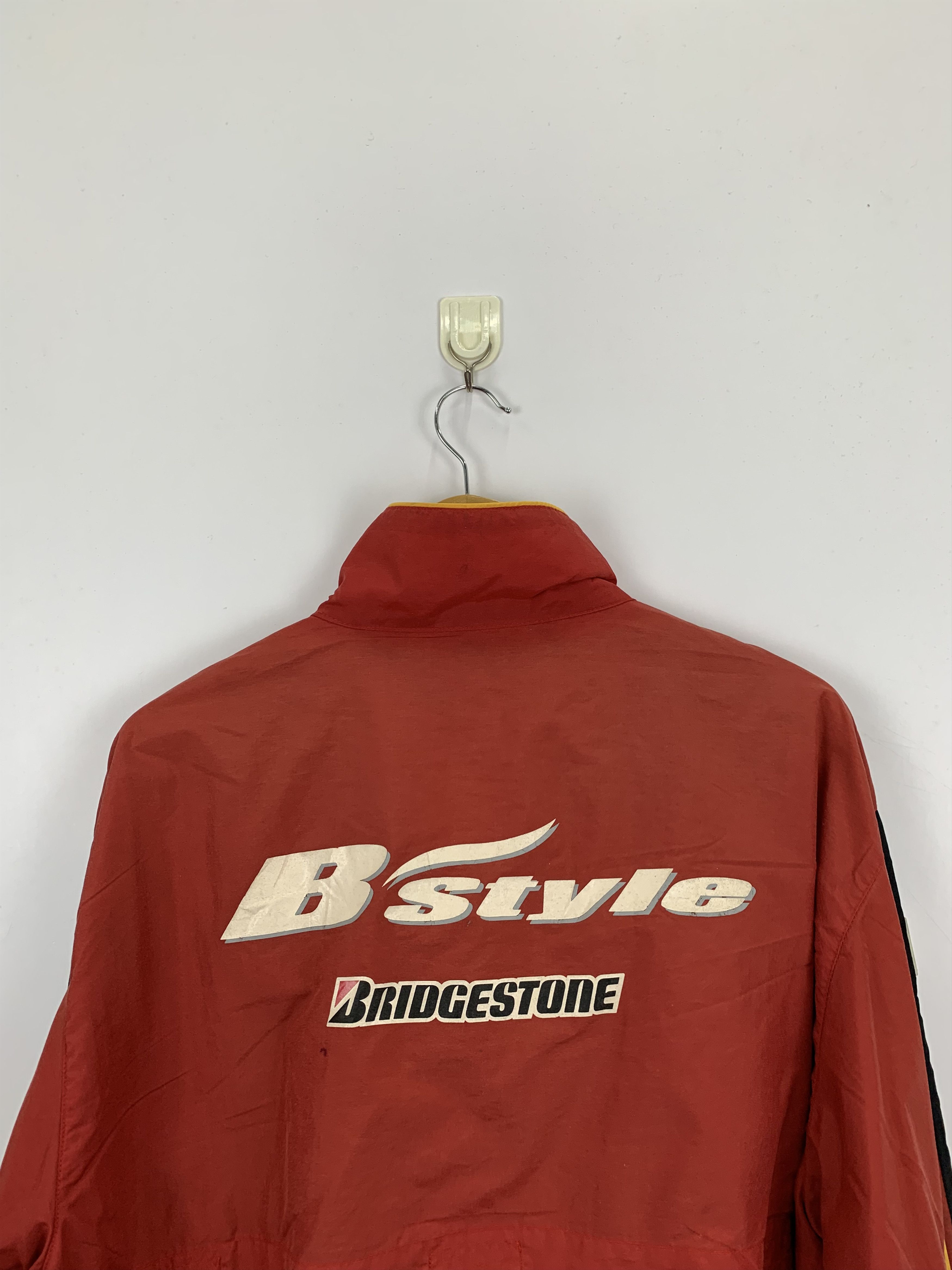 Vintage Vintage Bridgestone Racing Zipper Light Jacket J0848 Size US L / EU 52-54 / 3 - 9 Thumbnail