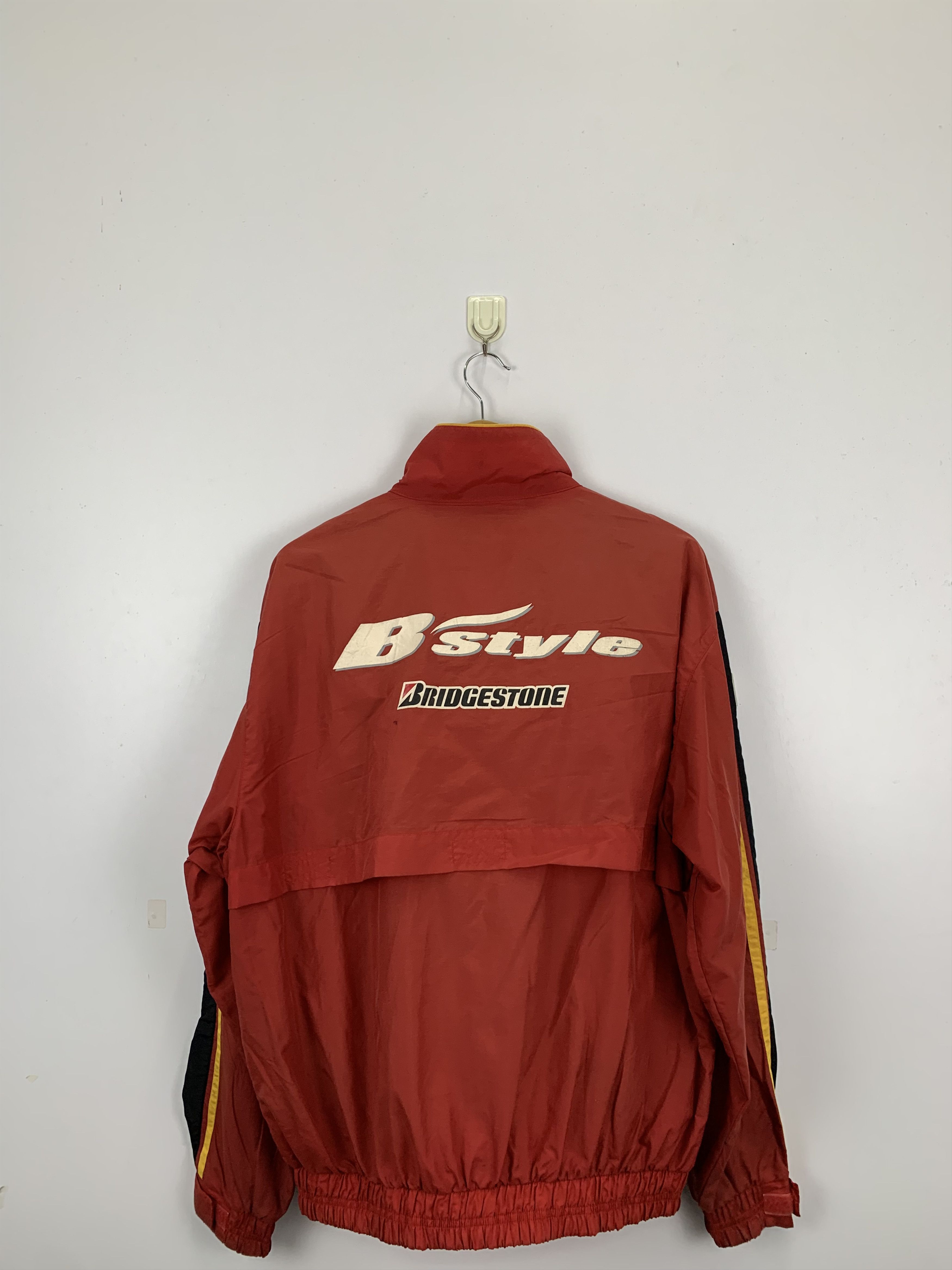 Vintage Vintage Bridgestone Racing Zipper Light Jacket J0848 Size US L / EU 52-54 / 3 - 3 Thumbnail