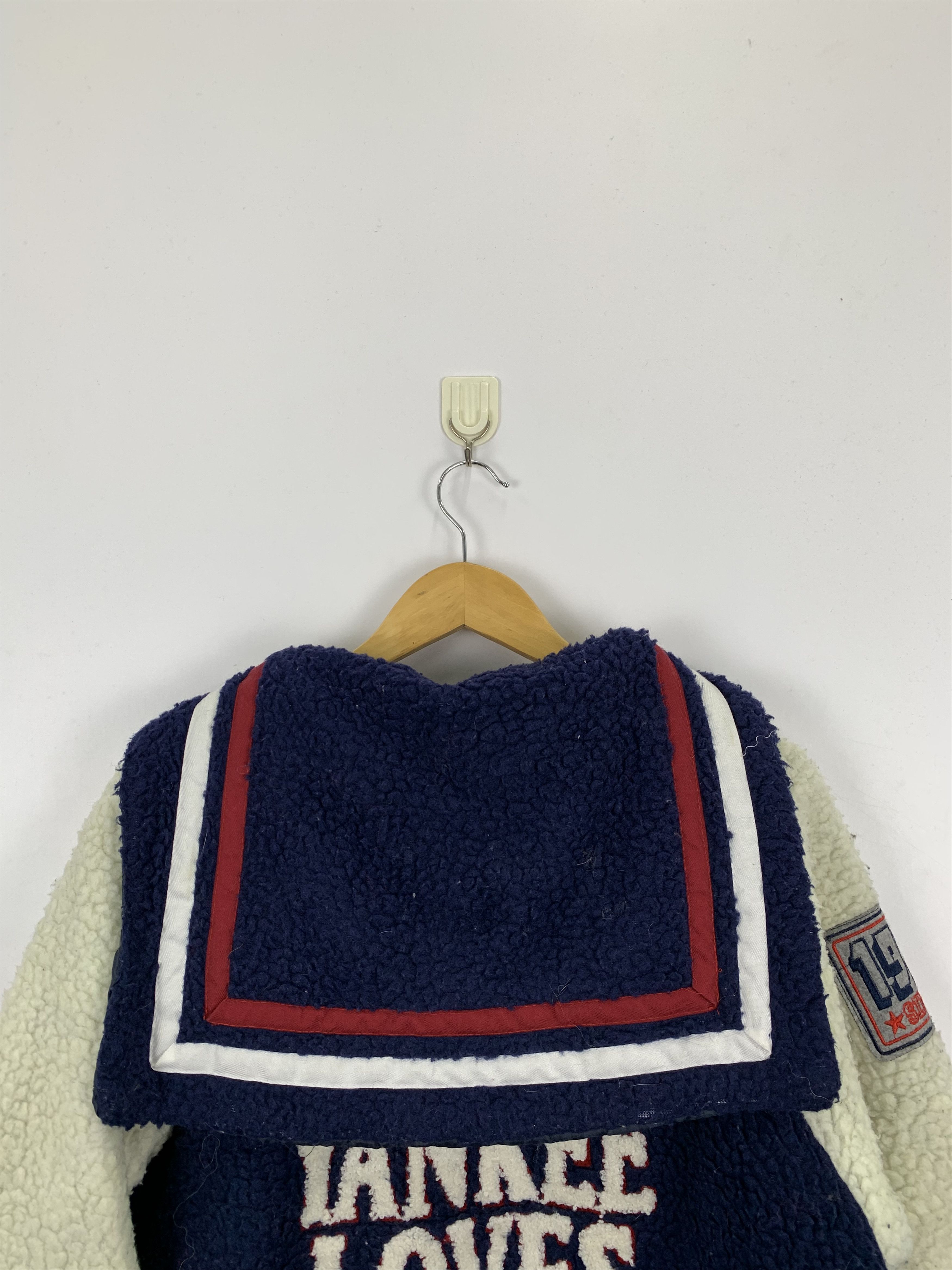 Japanese Brand Vintage Yankees Fleece Hoodie Jacket J0846 Size US L / EU 52-54 / 3 - 15 Thumbnail