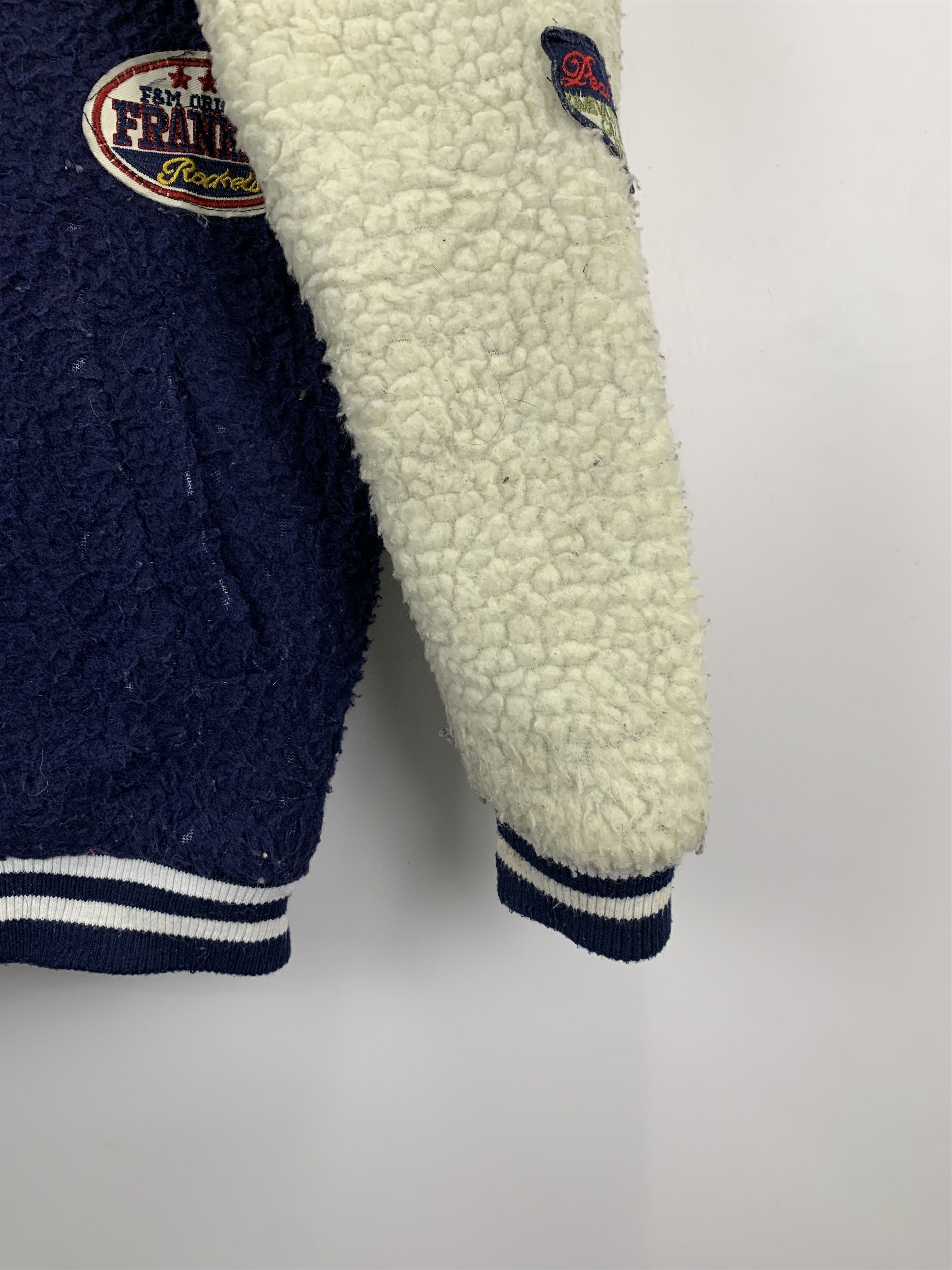 Japanese Brand Vintage Yankees Fleece Hoodie Jacket J0846 Size US L / EU 52-54 / 3 - 3 Thumbnail