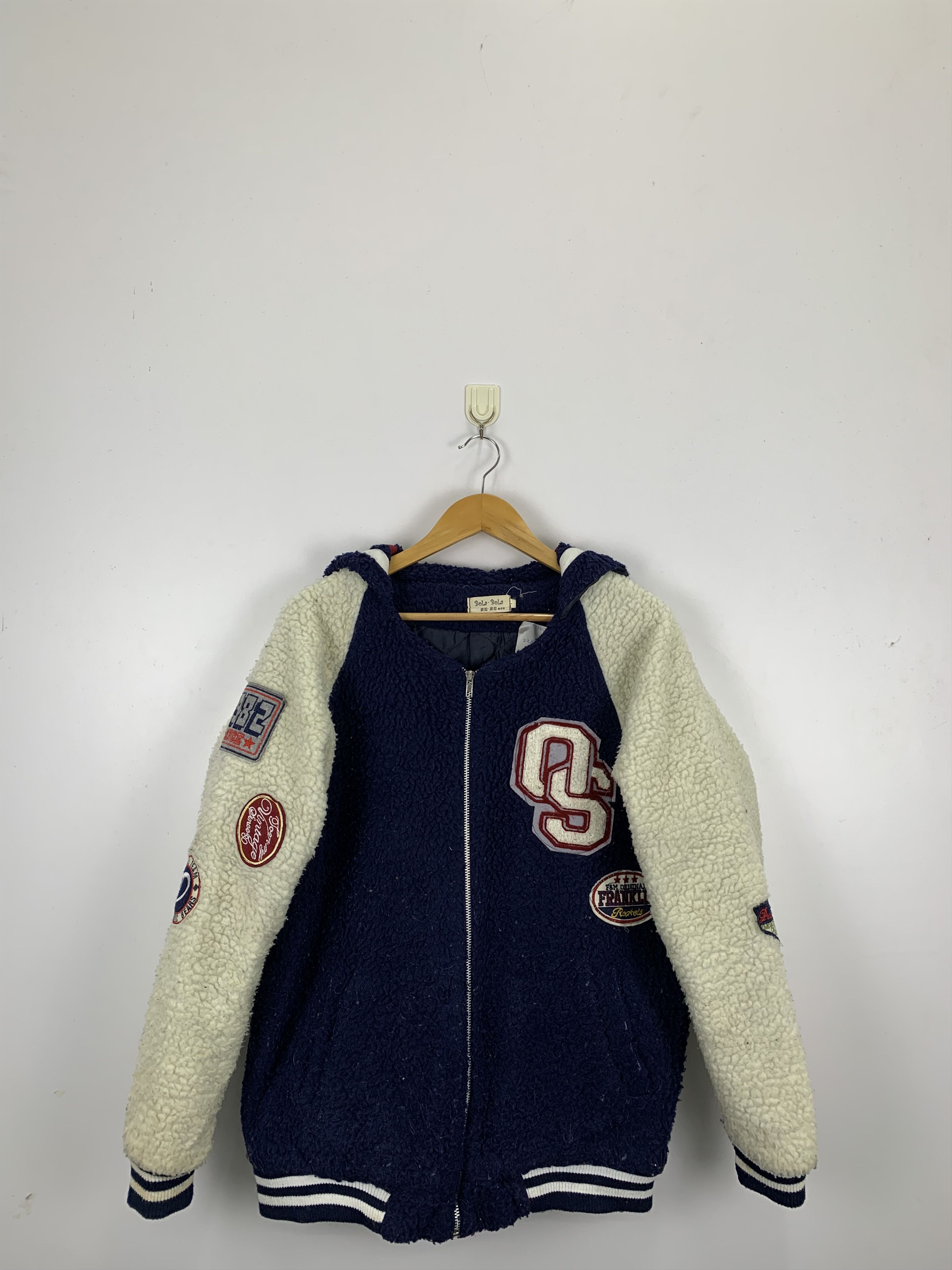 Japanese Brand Vintage Yankees Fleece Hoodie Jacket J0846 Size US L / EU 52-54 / 3 - 1 Thumbnail