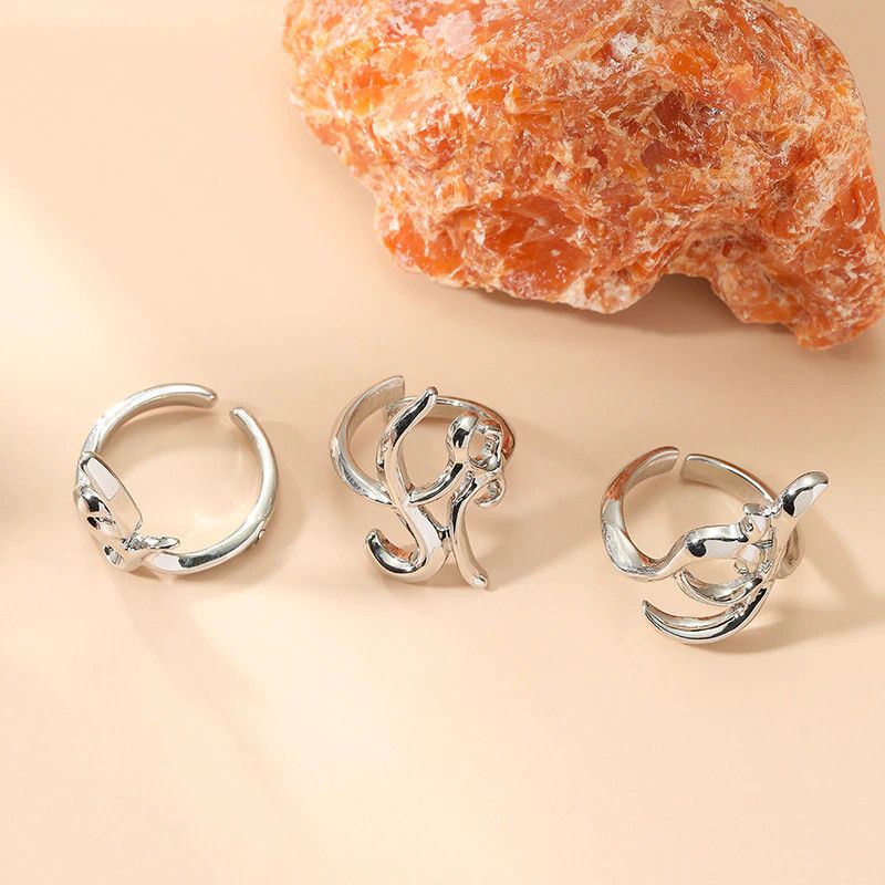 Other New Exaggerate Irregular Fingertip Protective Rings Sets Size ONE SIZE - 4 Thumbnail