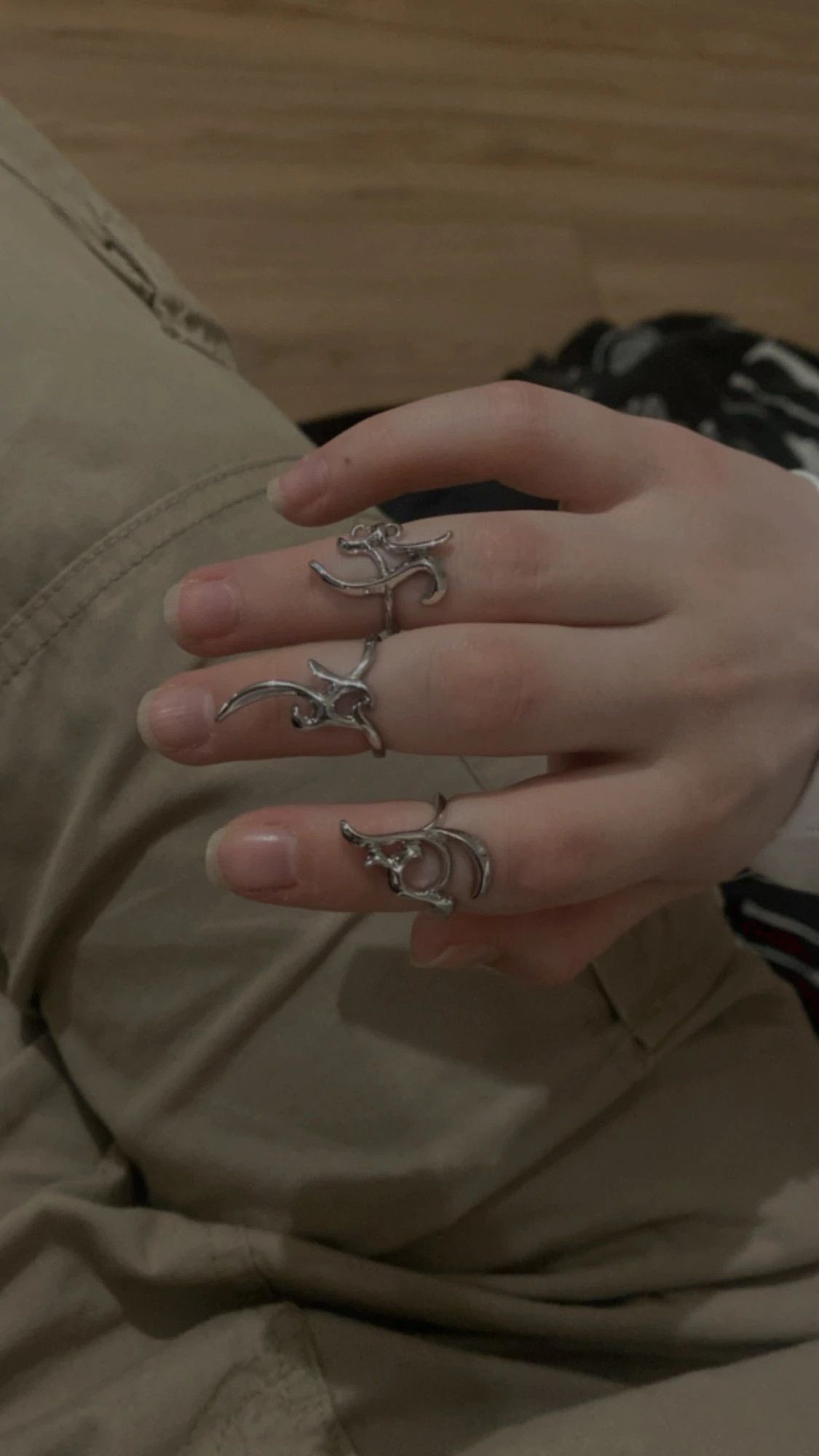 Other New Exaggerate Irregular Fingertip Protective Rings Sets Size ONE SIZE - 8 Thumbnail
