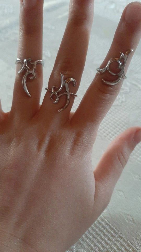 Other New Exaggerate Irregular Fingertip Protective Rings Sets Size ONE SIZE - 6 Thumbnail