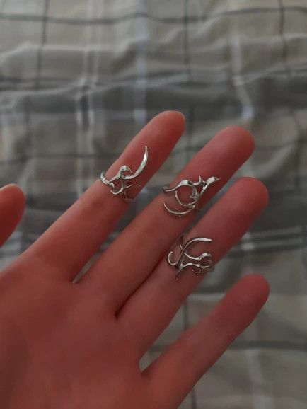 Other New Exaggerate Irregular Fingertip Protective Rings Sets Size ONE SIZE - 5 Thumbnail
