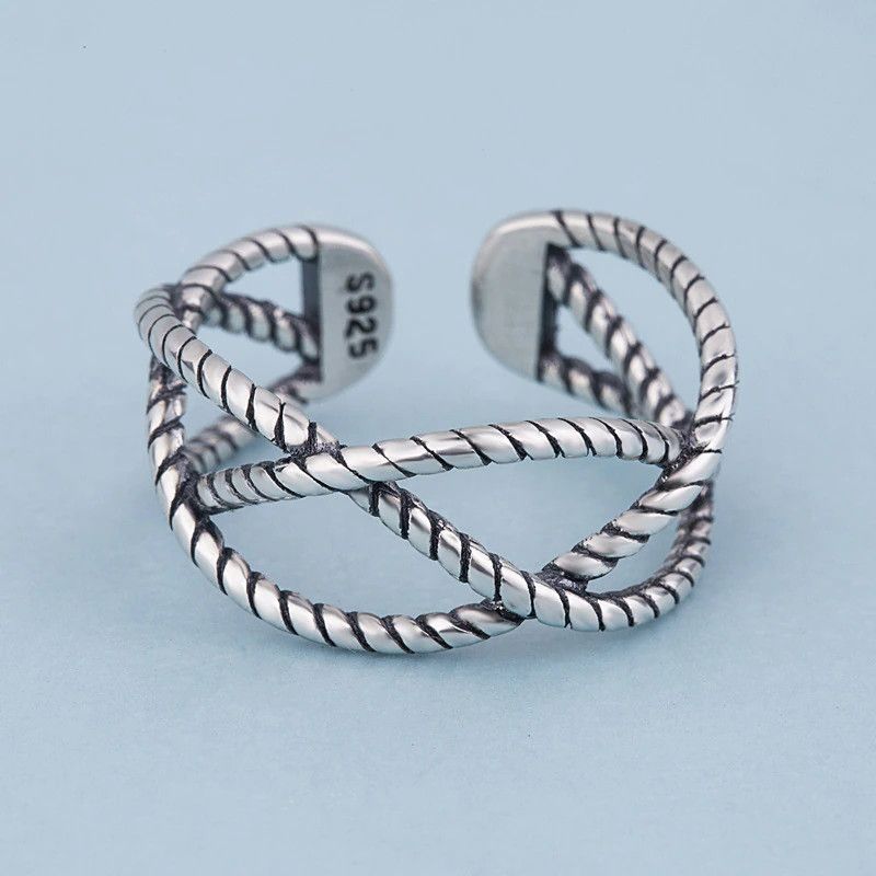 Jewelry Silver Color Rings Size ONE SIZE - 1 Thumbnail