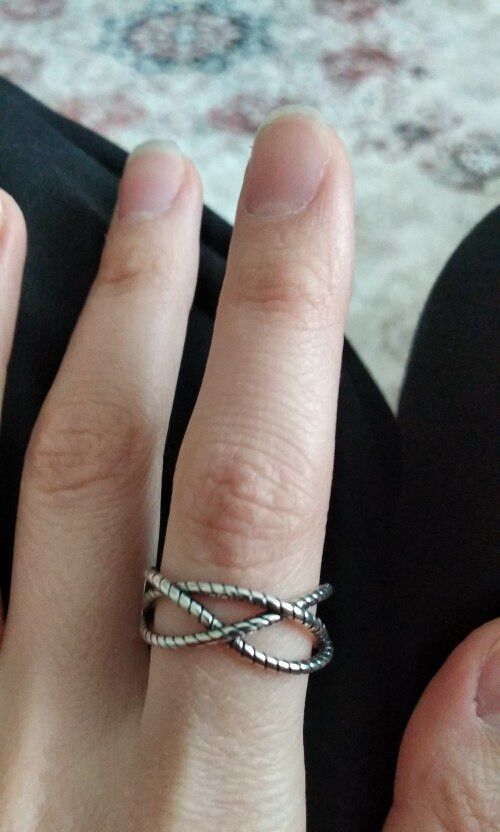Jewelry Silver Color Rings Size ONE SIZE - 4 Thumbnail