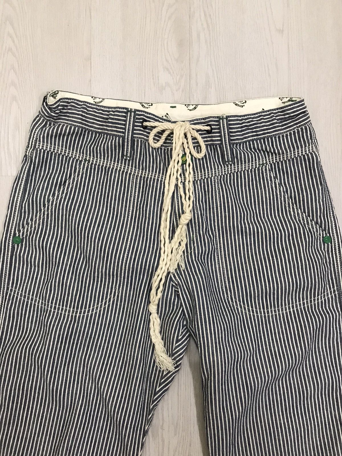 Edwin × Japanese Brand × Vintage 💥RARE💥 Vintage Edwin Hikory Stripes Pants Tokyo Japan Size US 33 - 5 Thumbnail