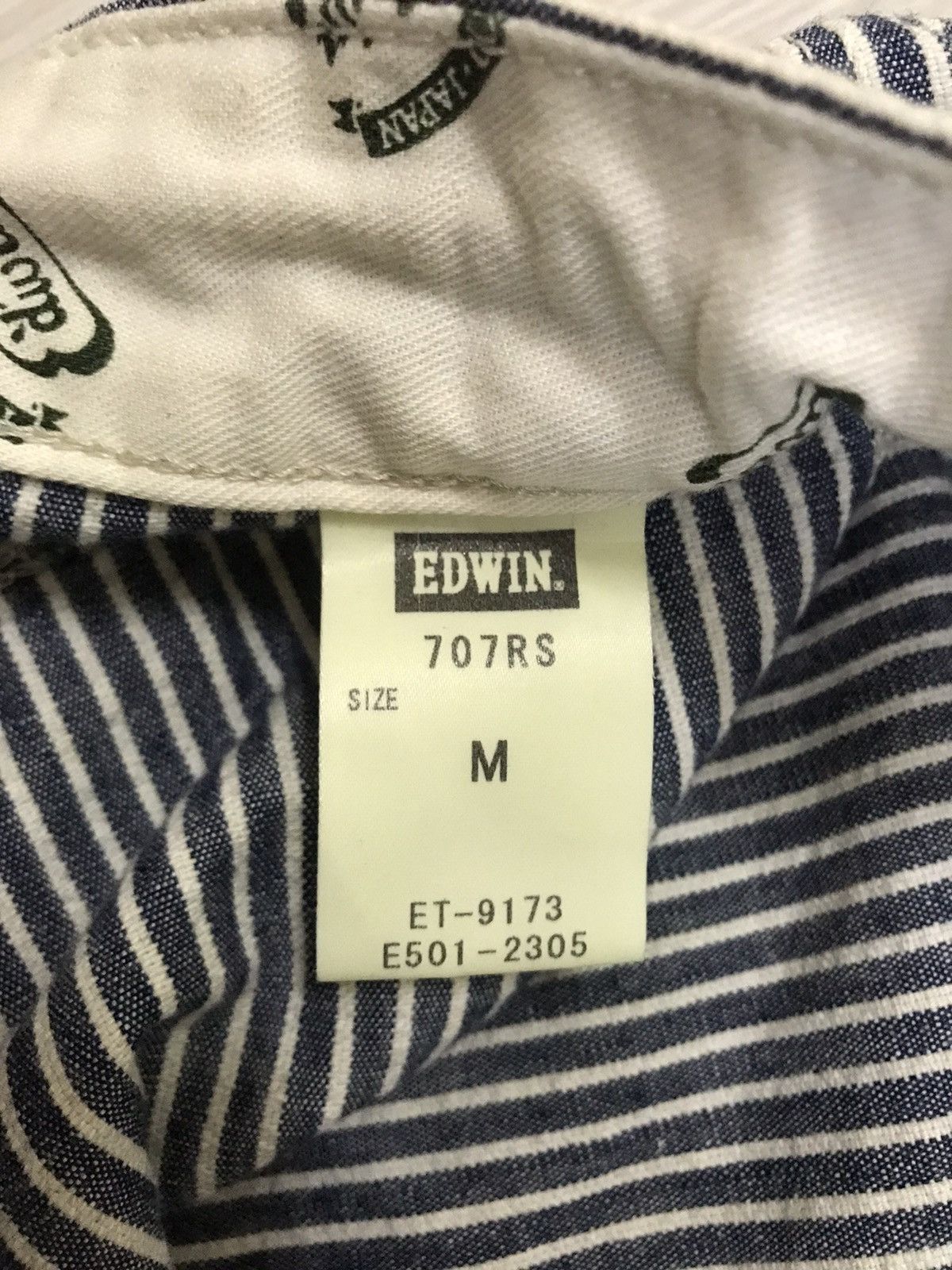 Edwin × Japanese Brand × Vintage 💥RARE💥 Vintage Edwin Hikory Stripes Pants Tokyo Japan Size US 33 - 17 Thumbnail