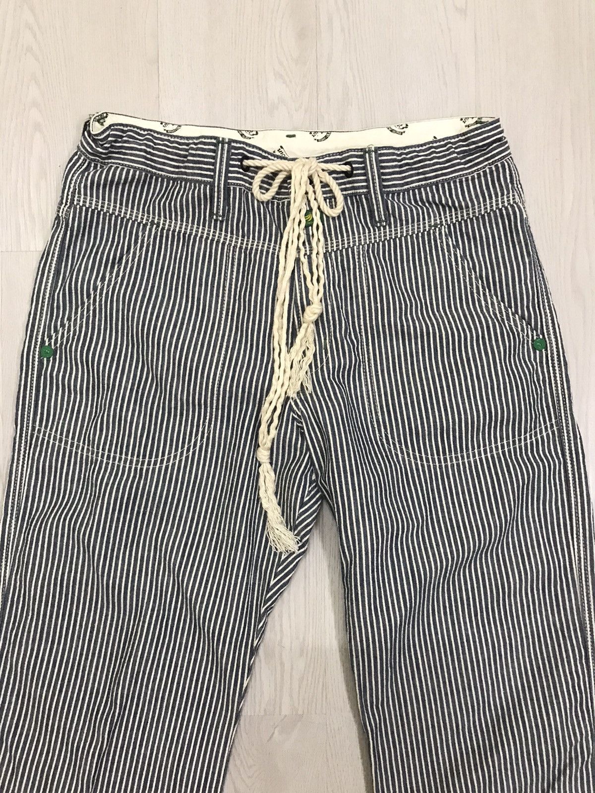 Edwin × Japanese Brand × Vintage 💥RARE💥 Vintage Edwin Hikory Stripes Pants Tokyo Japan Size US 33 - 3 Thumbnail