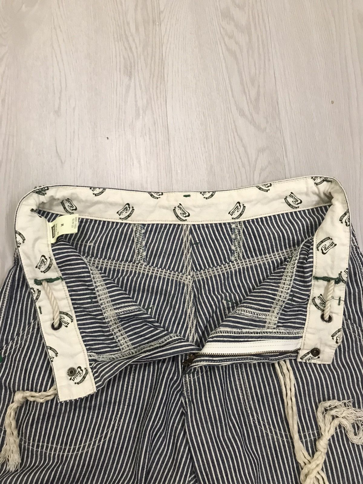 Edwin × Japanese Brand × Vintage 💥RARE💥 Vintage Edwin Hikory Stripes Pants Tokyo Japan Size US 33 - 16 Thumbnail
