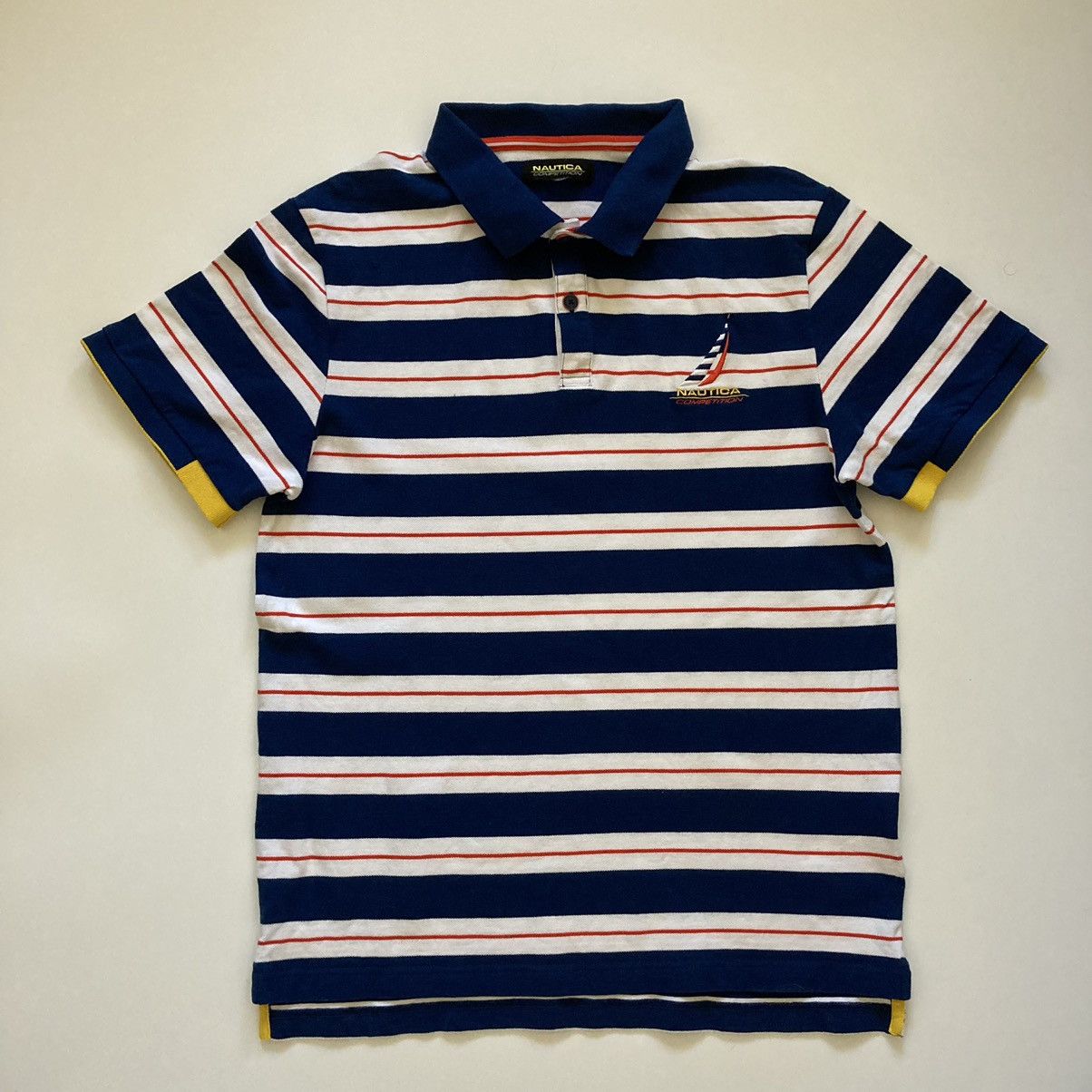 Nautica vintage nautica competition polo shirt Size US M / EU 48-50 / 2 - 2 Thumbnail