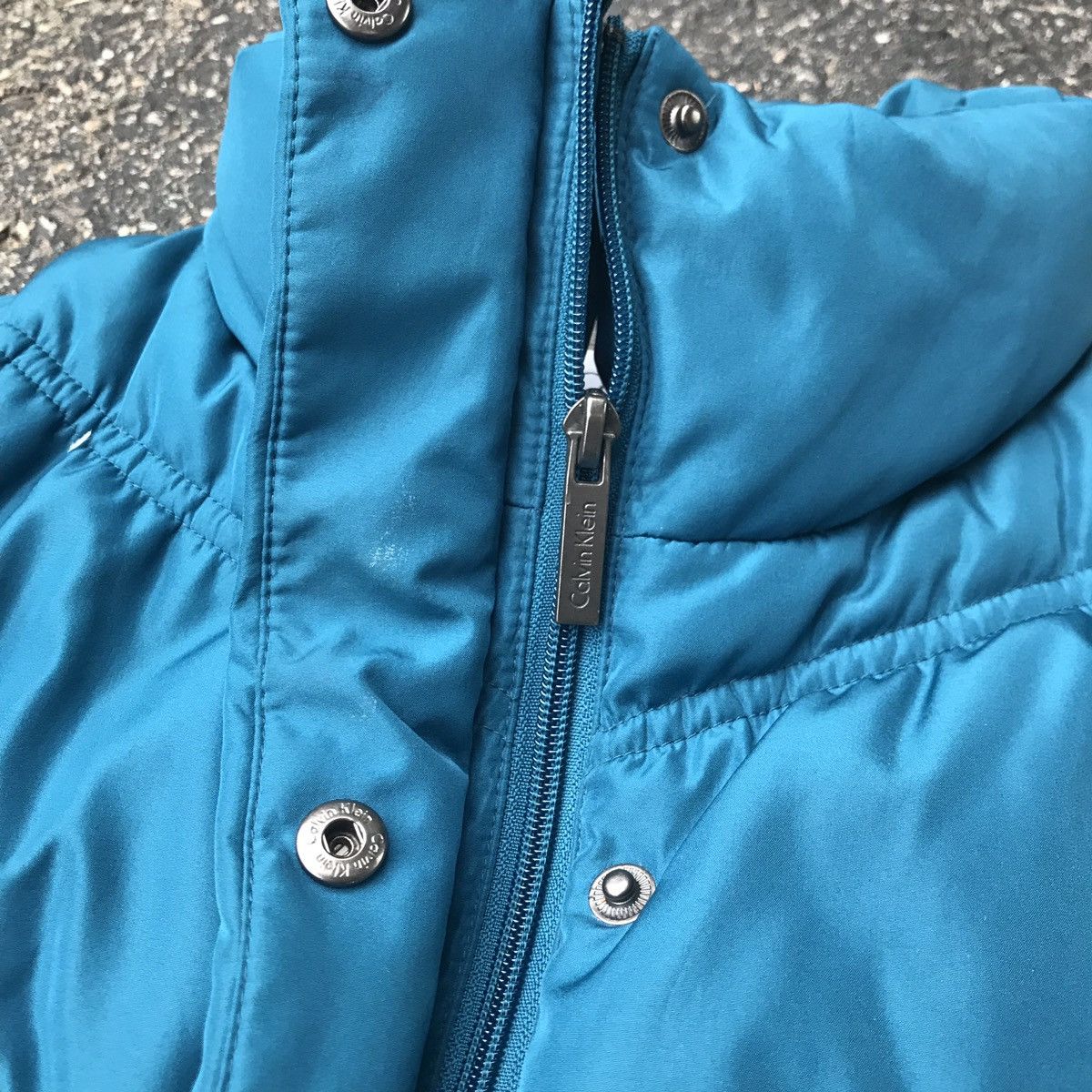 Calvin Klein × Vintage Calvin Klein Puffy Vest Vintage Preppy Fleece Lined Size US S / EU 44-46 / 1 - 4 Thumbnail
