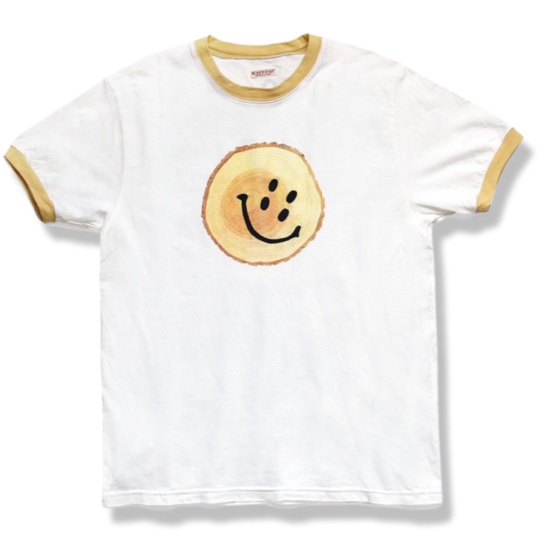 Kapital 20/-Tenjiku Ringer T-shirt (BORO Elegy pt) Tee