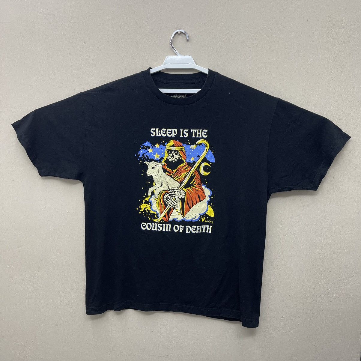 Vintage Boss Dog Brand Sleep Is The Cousin Of Death Size US XL / EU 56 / 4 - 1 Thumbnail